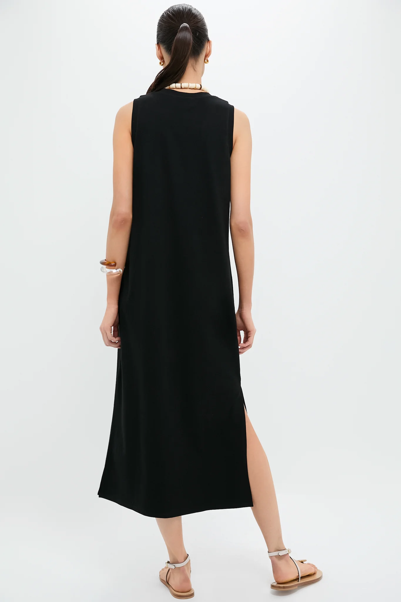Black Sleeveless Gio Maxi Dress - Image 4