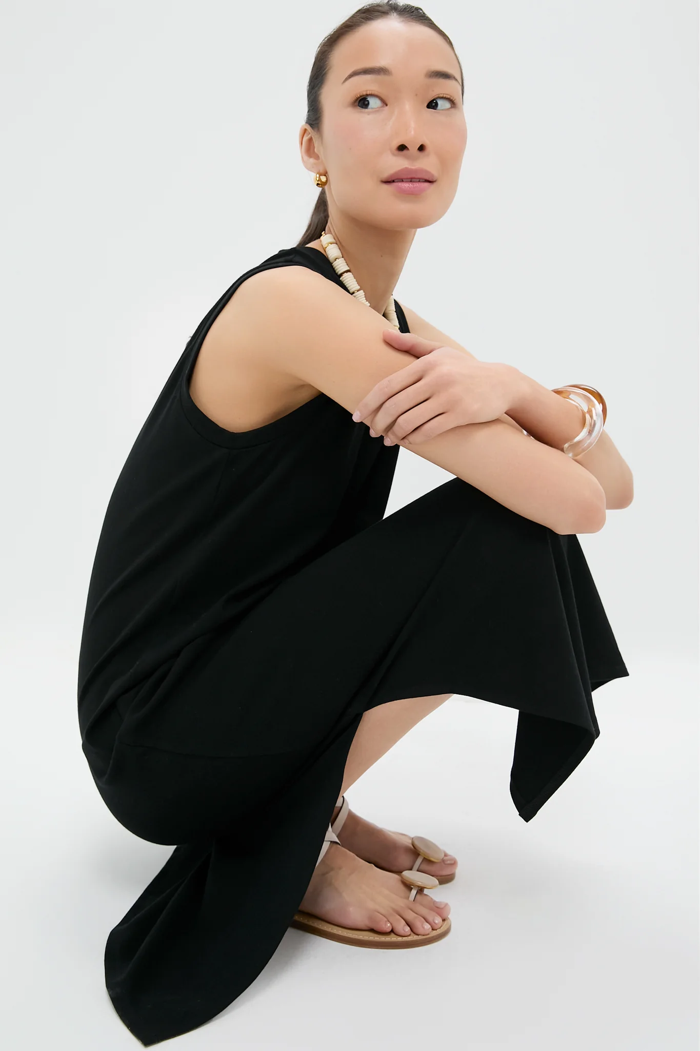 Black Sleeveless Gio Maxi Dress - Image 6