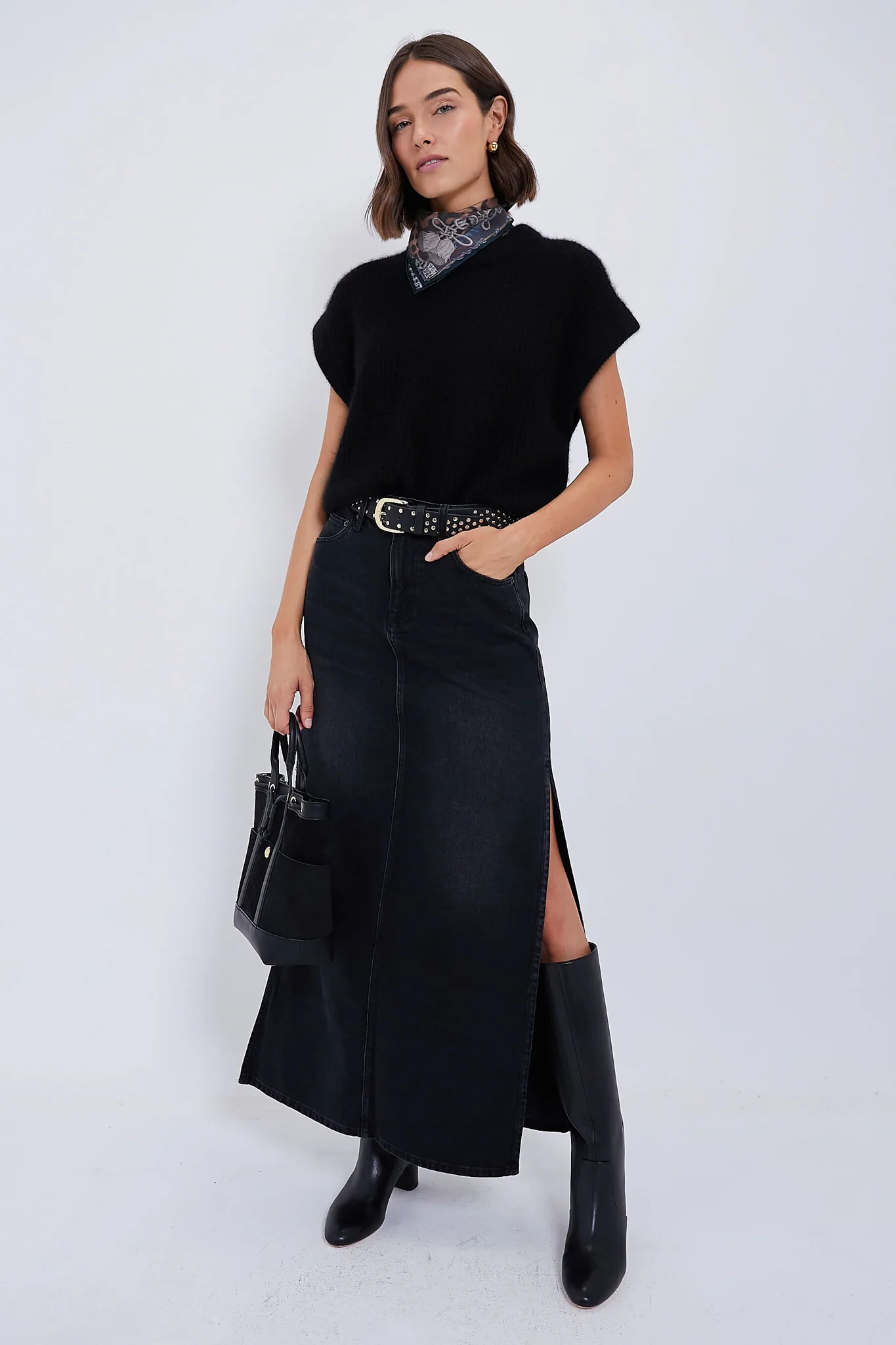 Black Softest Olivia Vest - Image 2