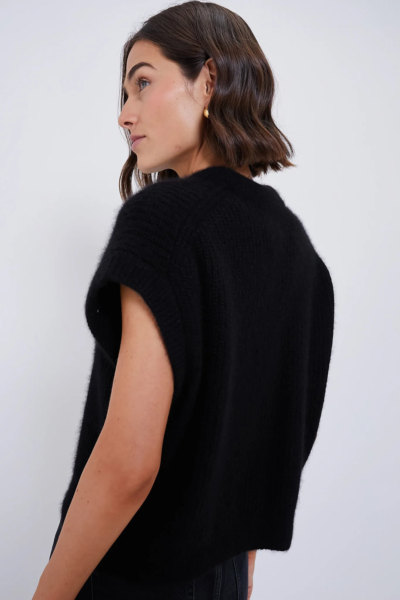 Black Softest Olivia Vest - Image 4