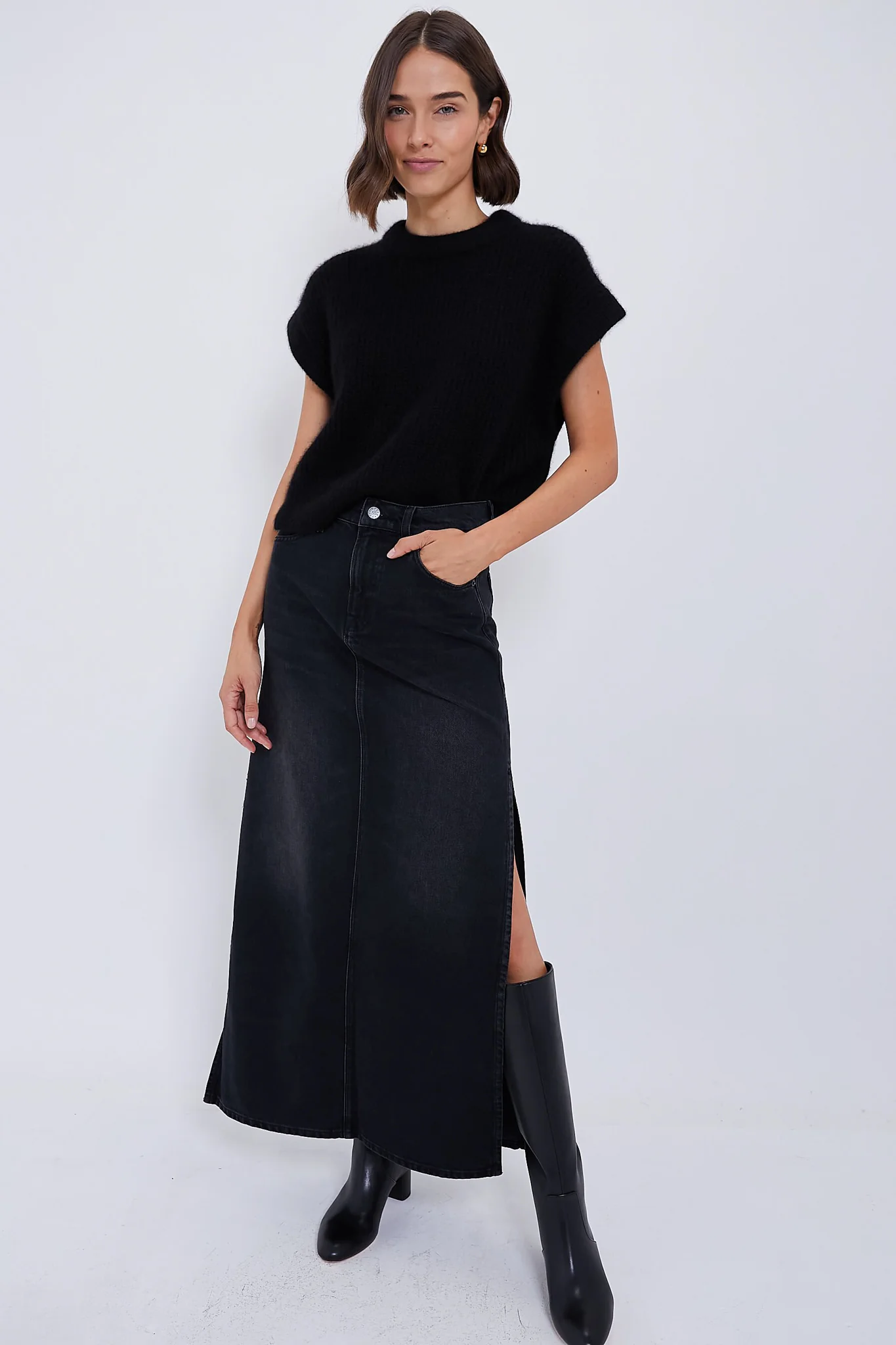 Black Softest Olivia Vest - Image 6