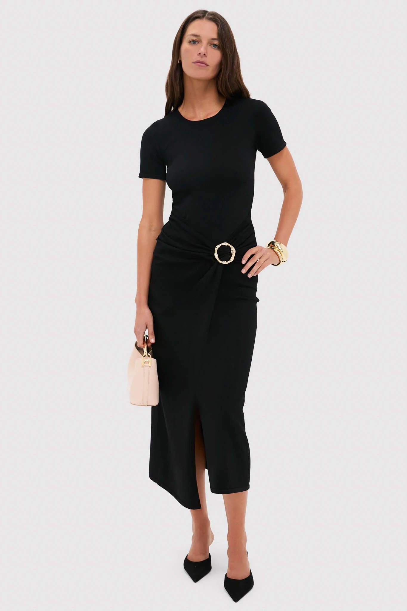 Black Soren T-Shirt Dress - Image 2