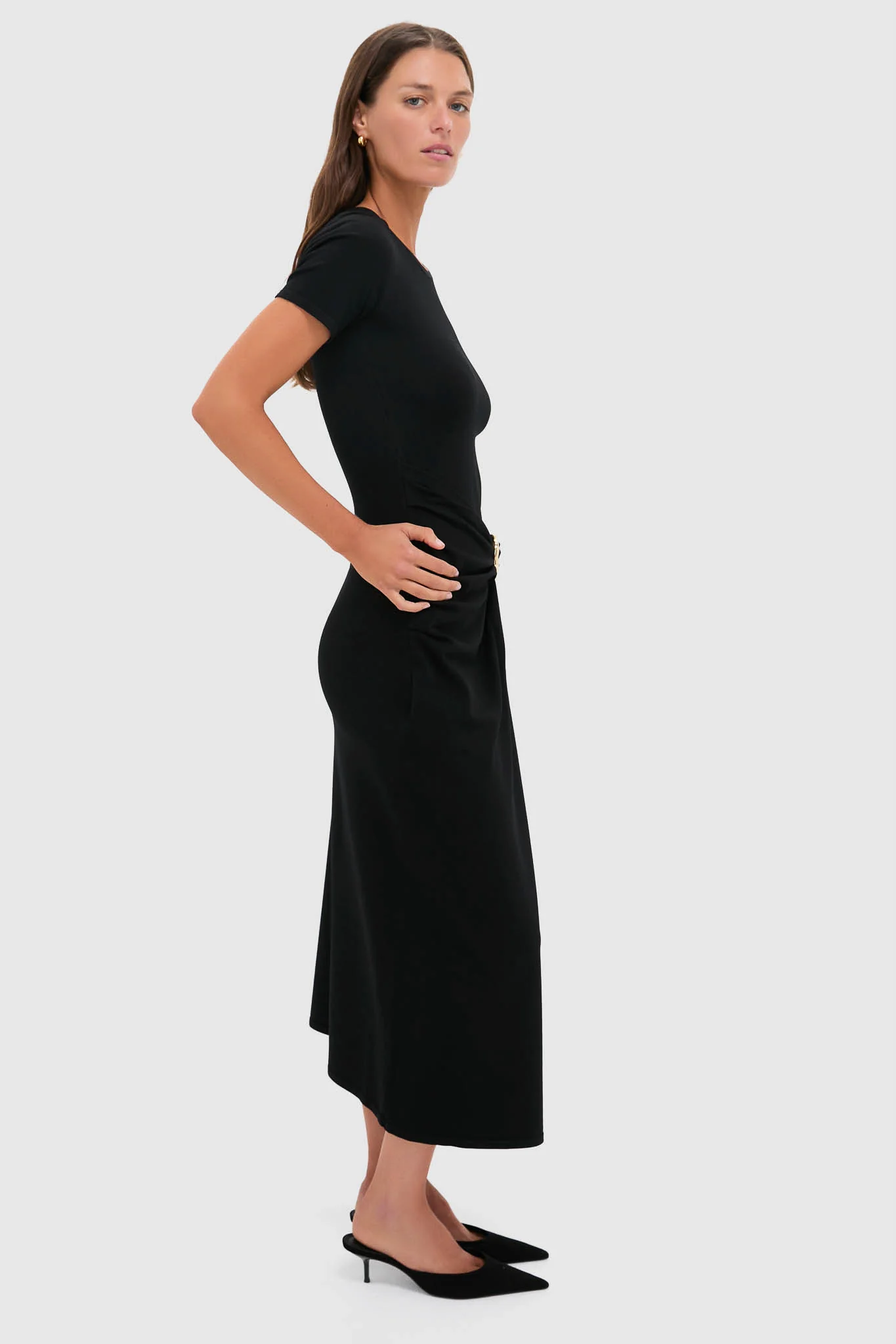 Black Soren T-Shirt Dress - Image 3