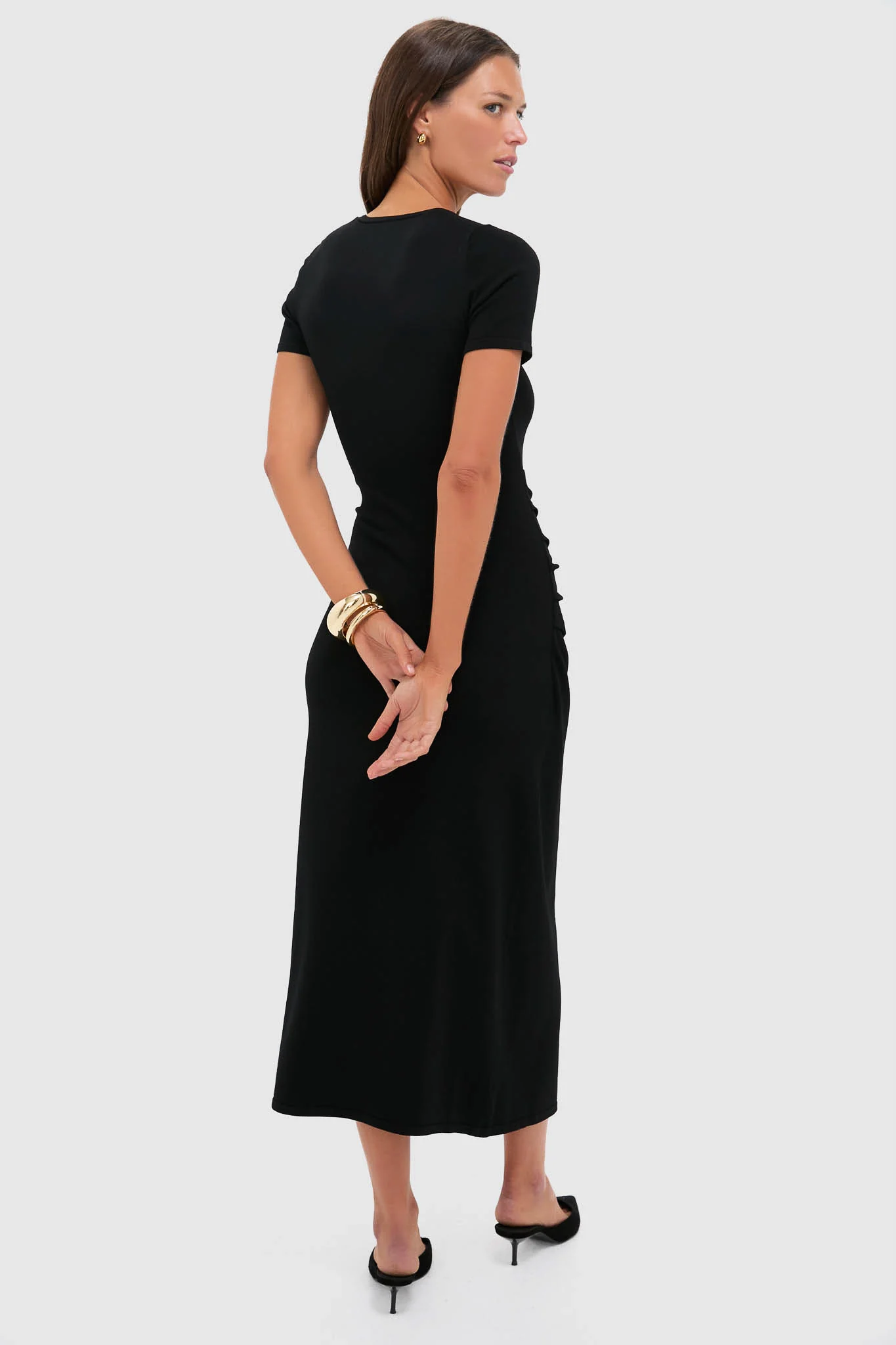Black Soren T-Shirt Dress - Image 4