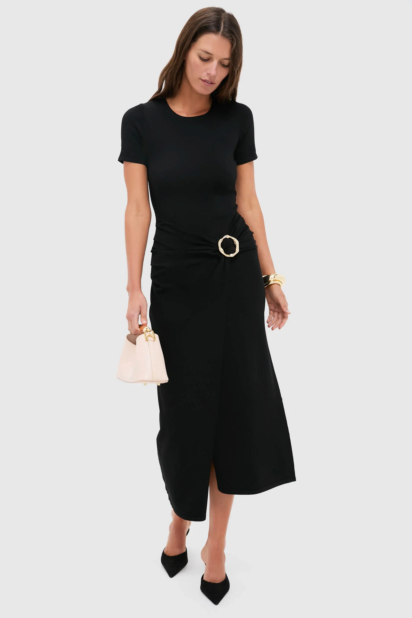 Black Soren T-Shirt Dress - Image 7