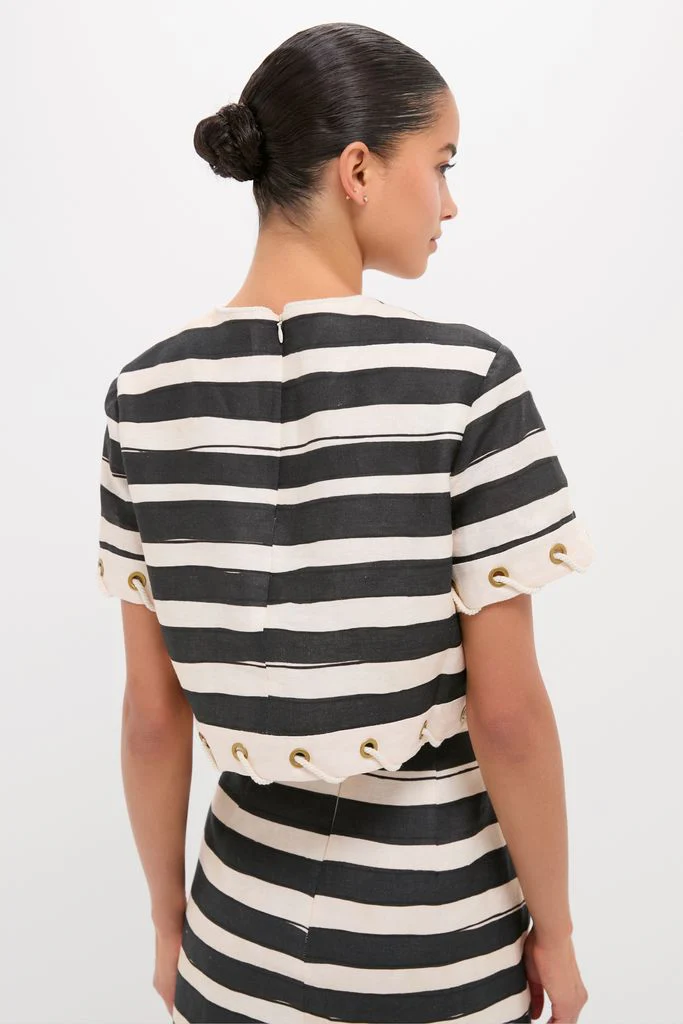 Black Stripe Story Top - Image 4