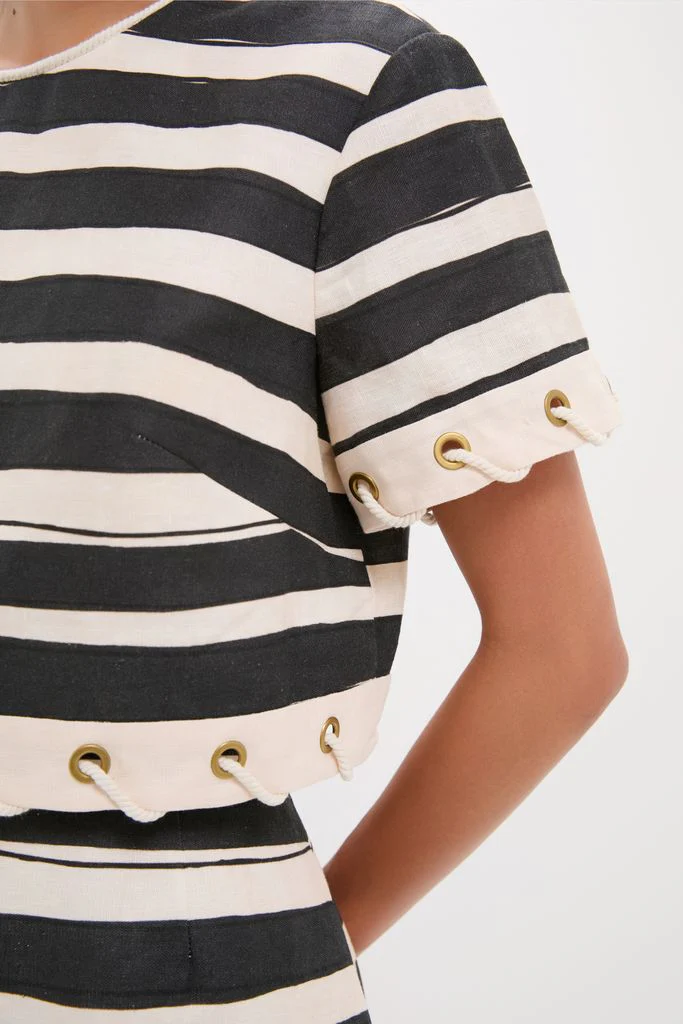 Black Stripe Story Top - Image 5