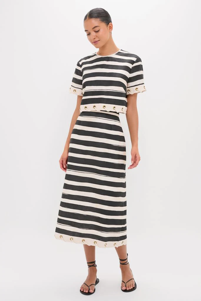 Black Stripe Story Top - Image 6