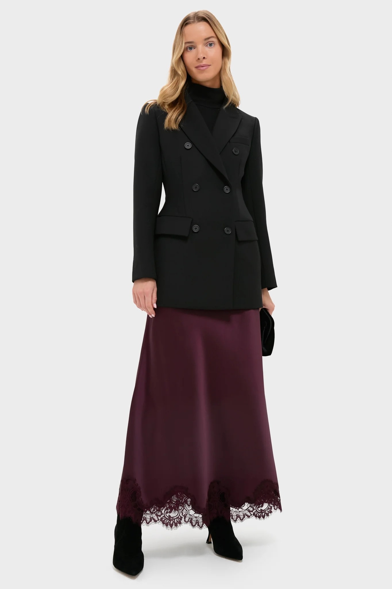 Black Sculpted Olivier Blazer - Image 6