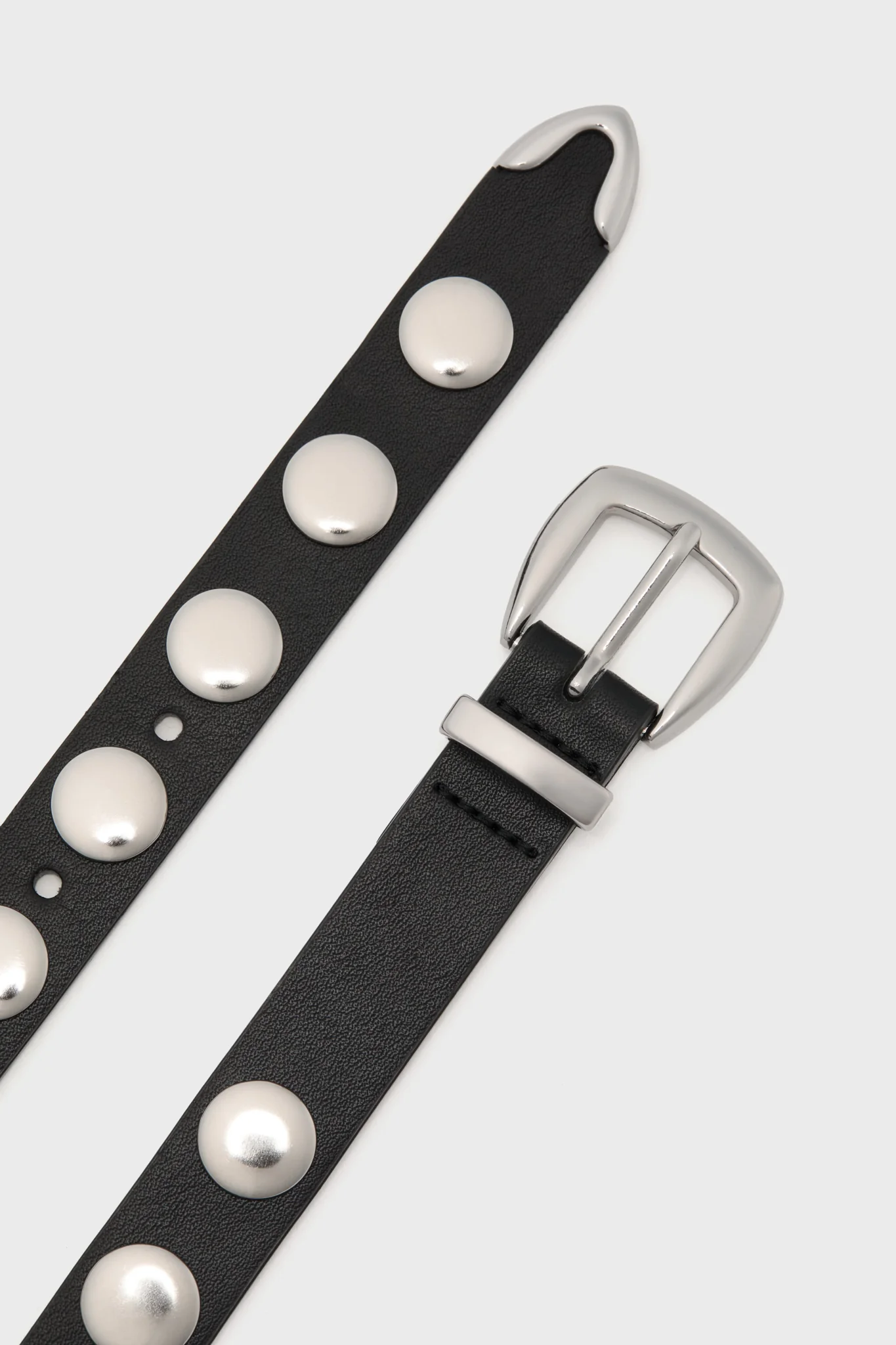 Black Studded Disc Belt - Image 3