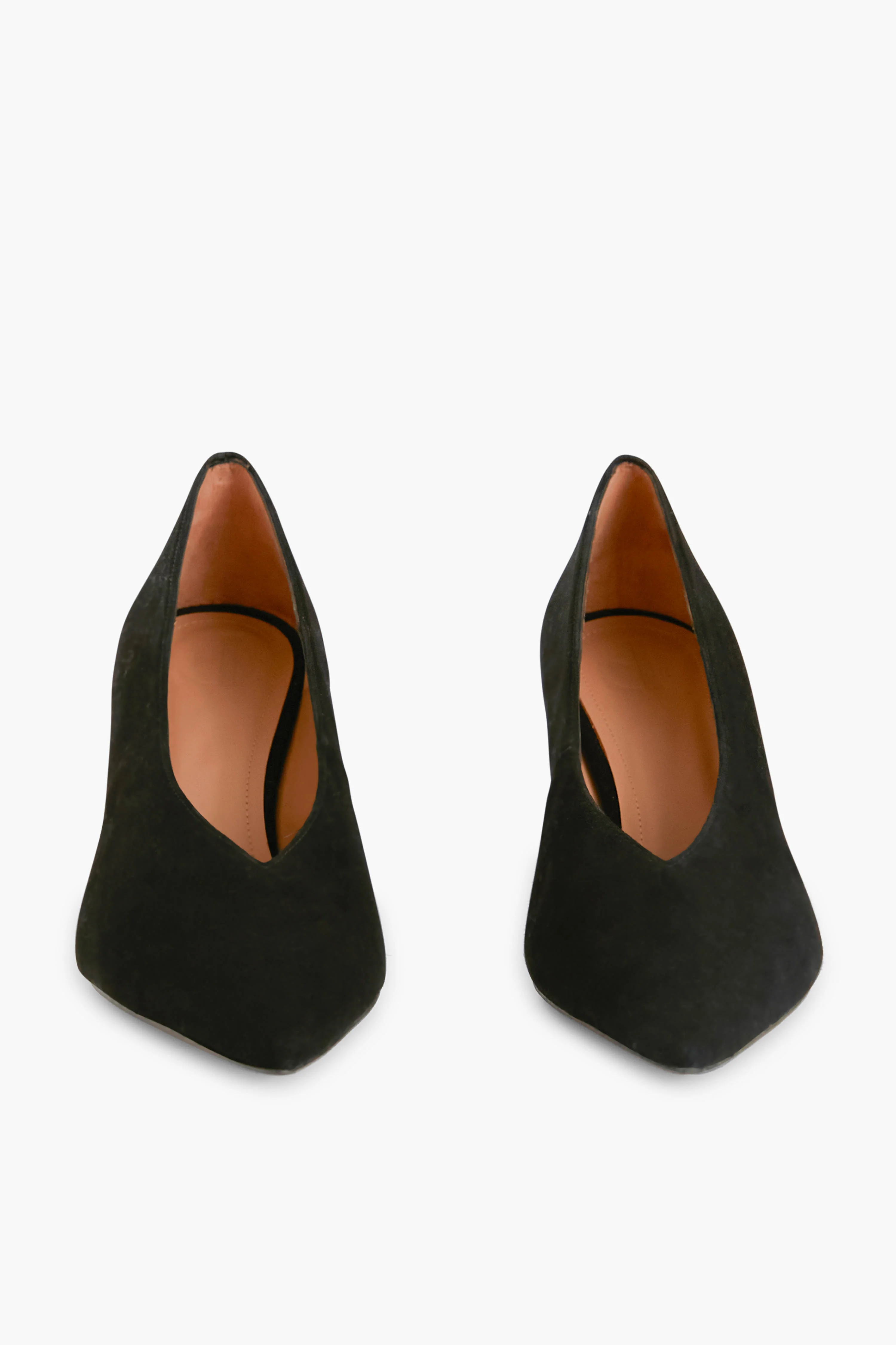 Black Suede Fabienne Heels - Image 3