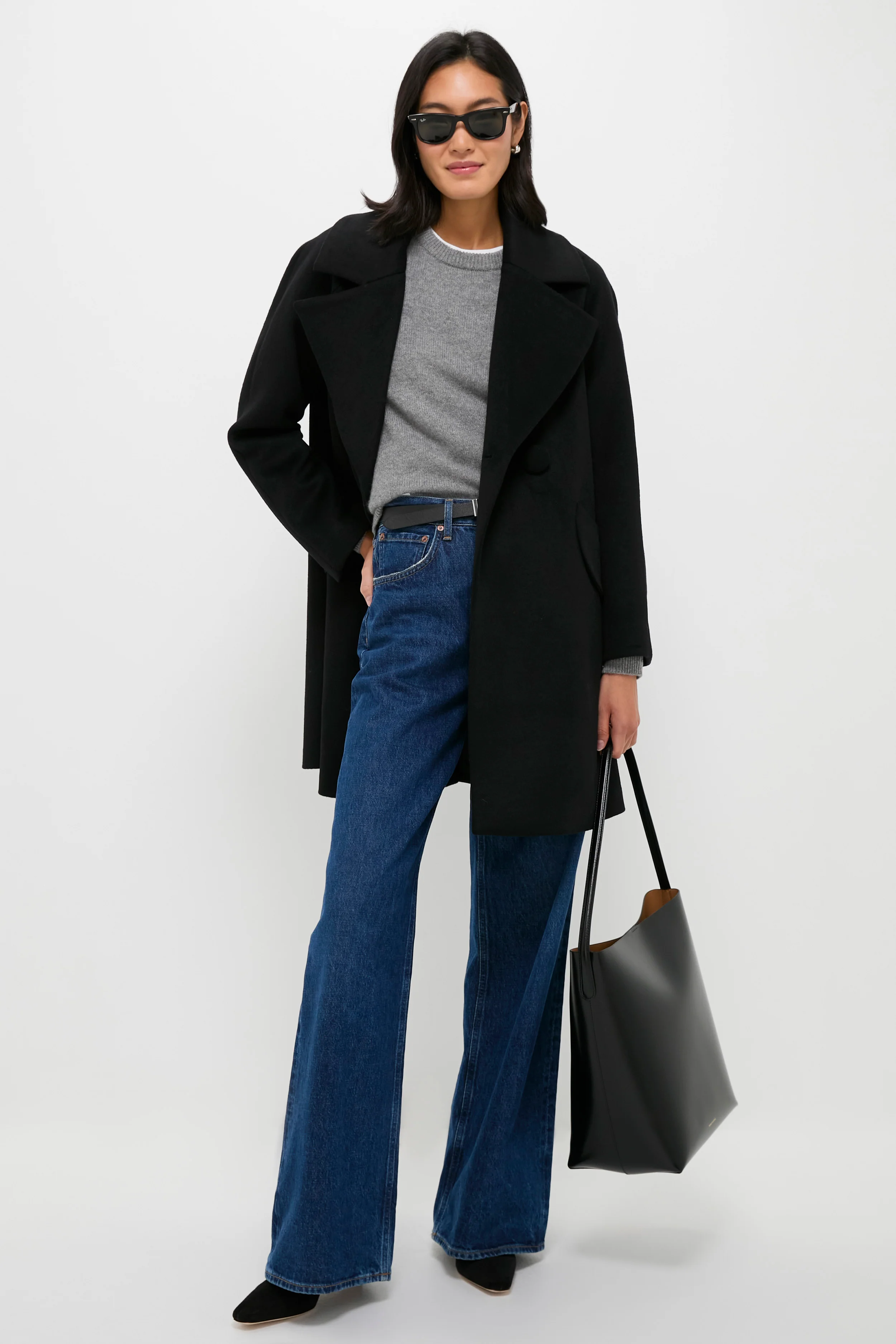 Black Suede Wally Ankle Boot - Image 3