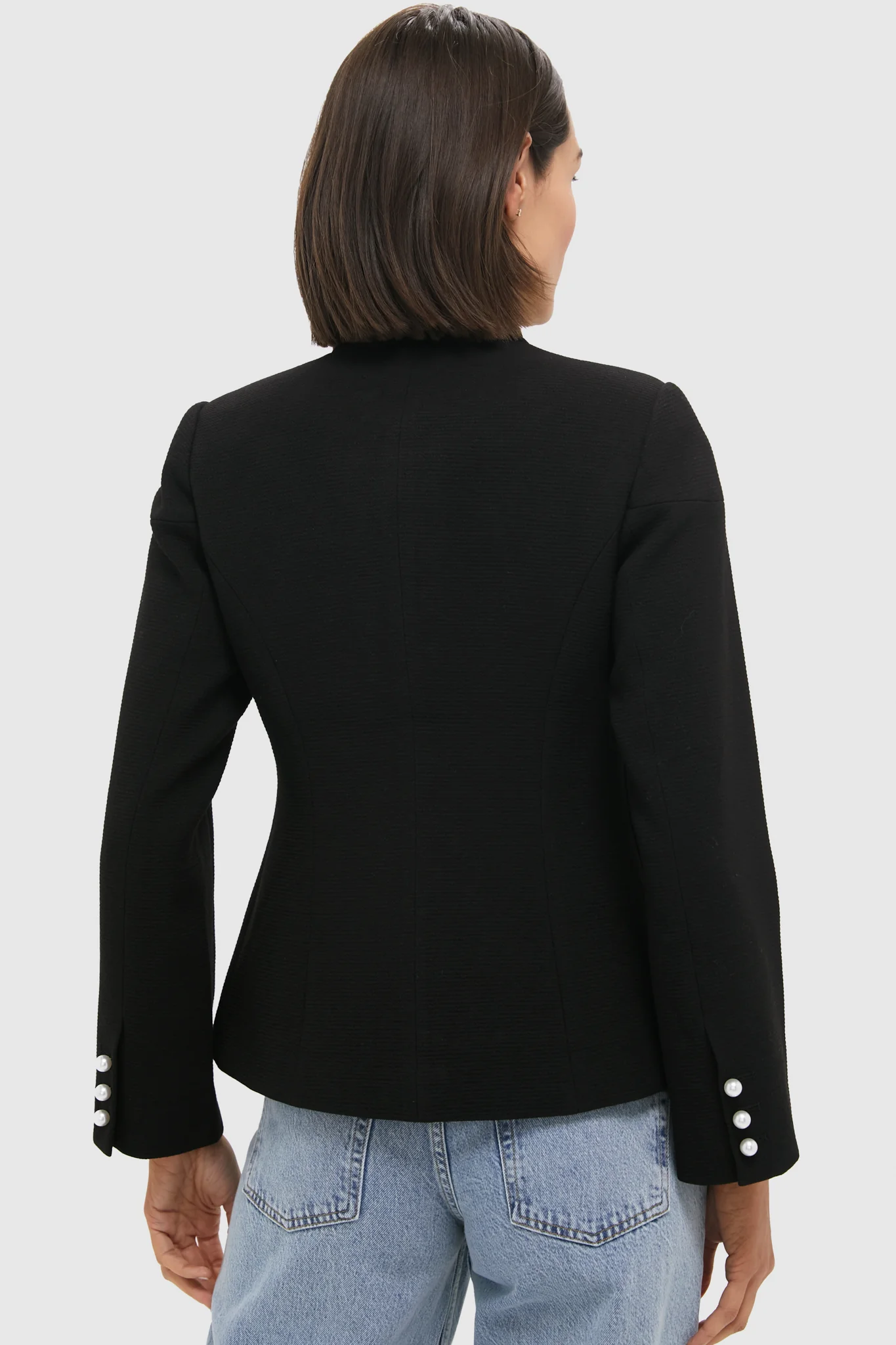 Black Suzette Sportswear Jacket - Image 4