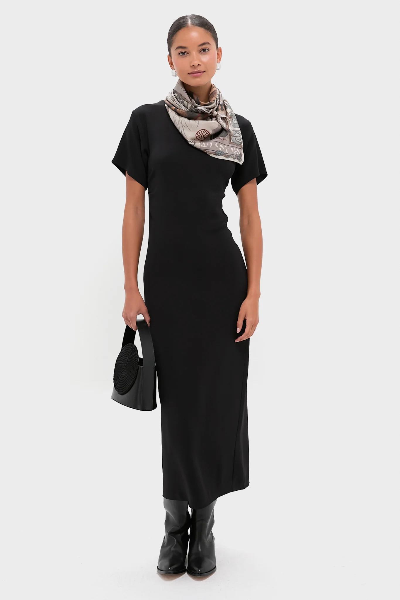 Black Swan Dolman Ruched Dress - Image 2
