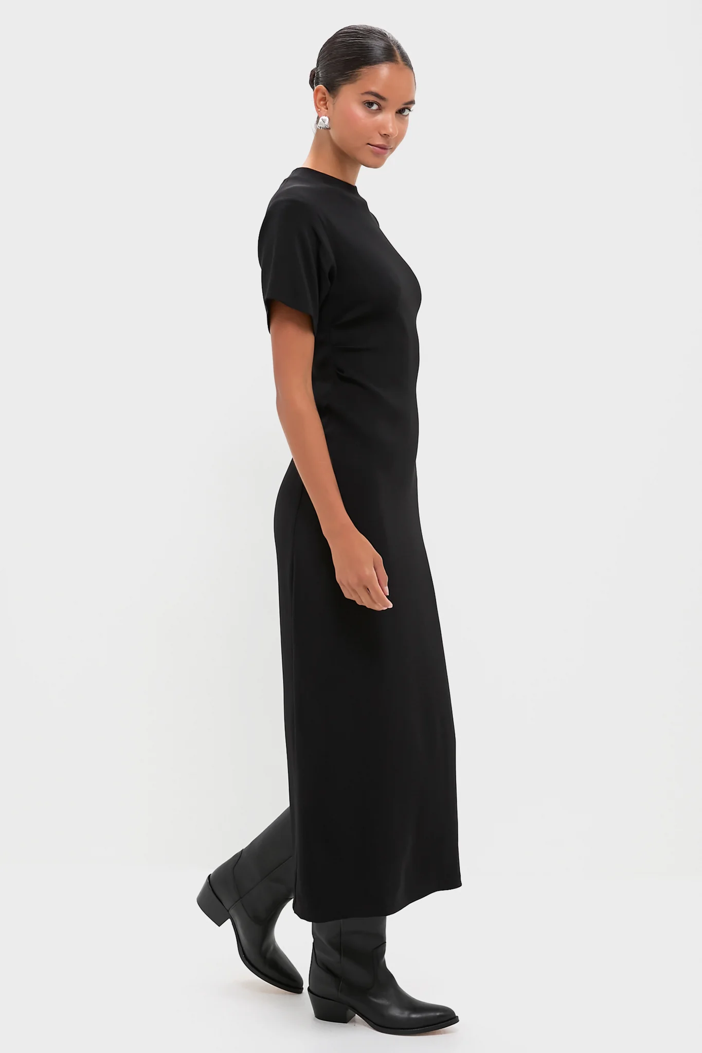 Black Swan Dolman Ruched Dress - Image 3