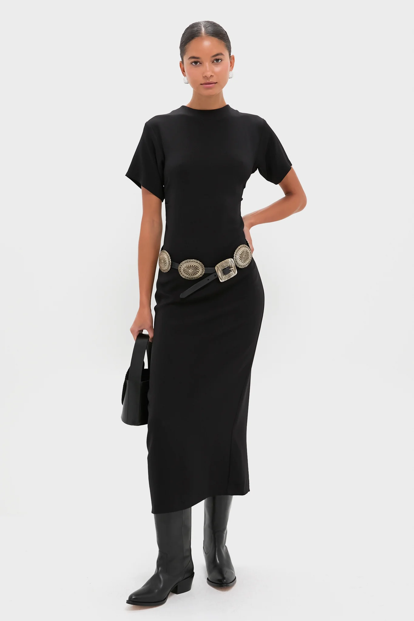 Black Swan Dolman Ruched Dress - Image 6