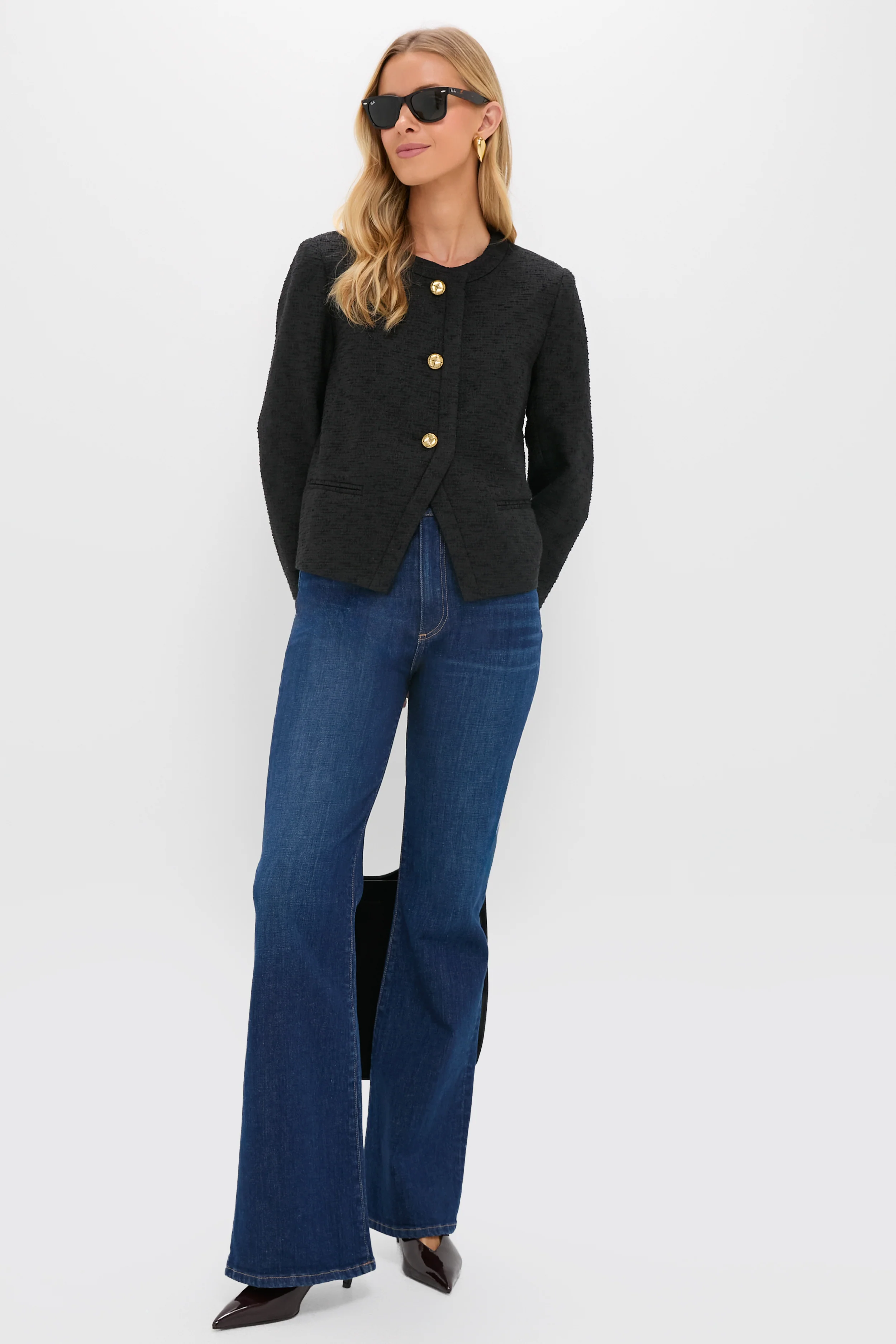 Black Tweed Sommers Jacket - Image 2