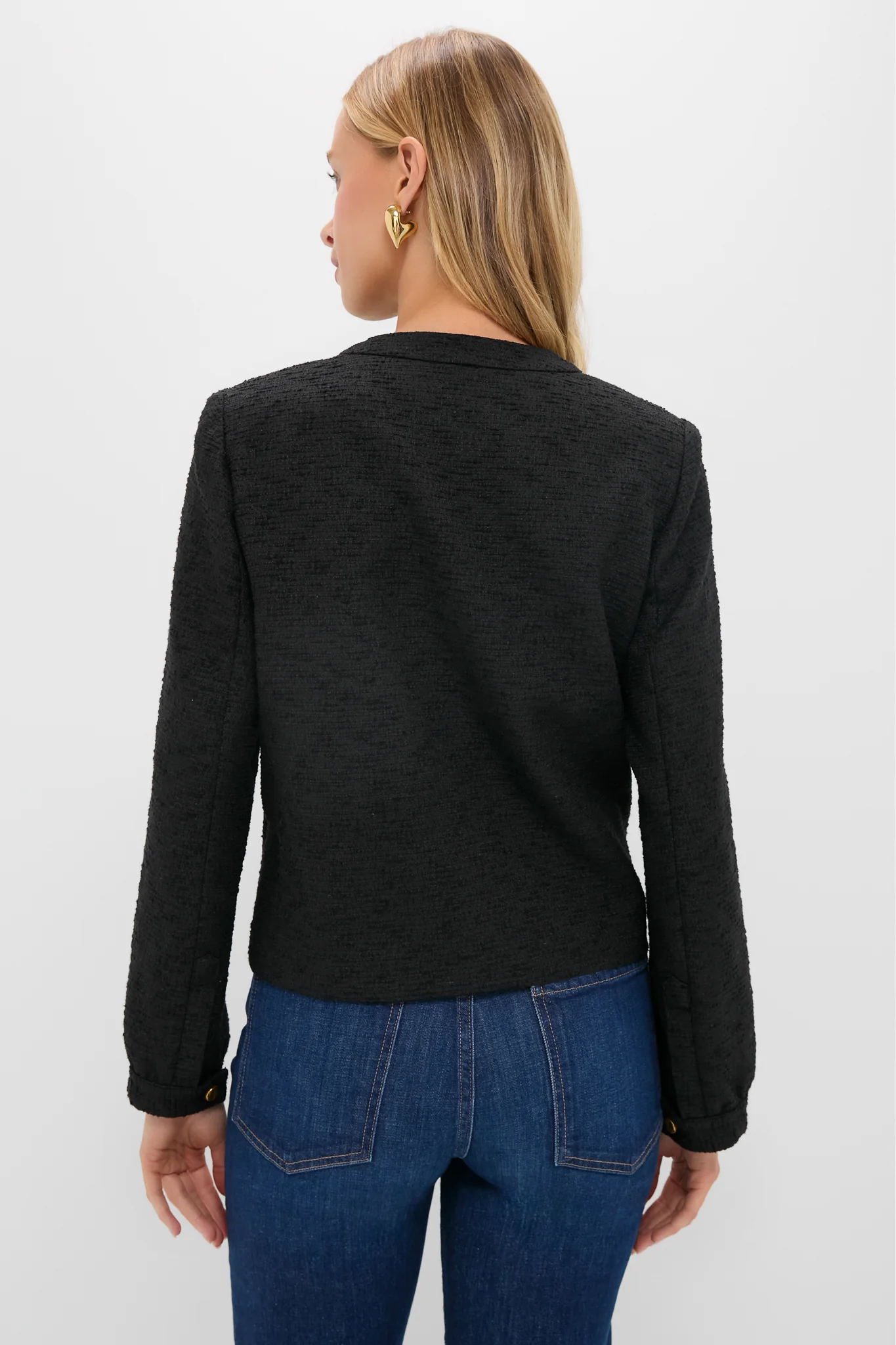 Black Tweed Sommers Jacket - Image 4