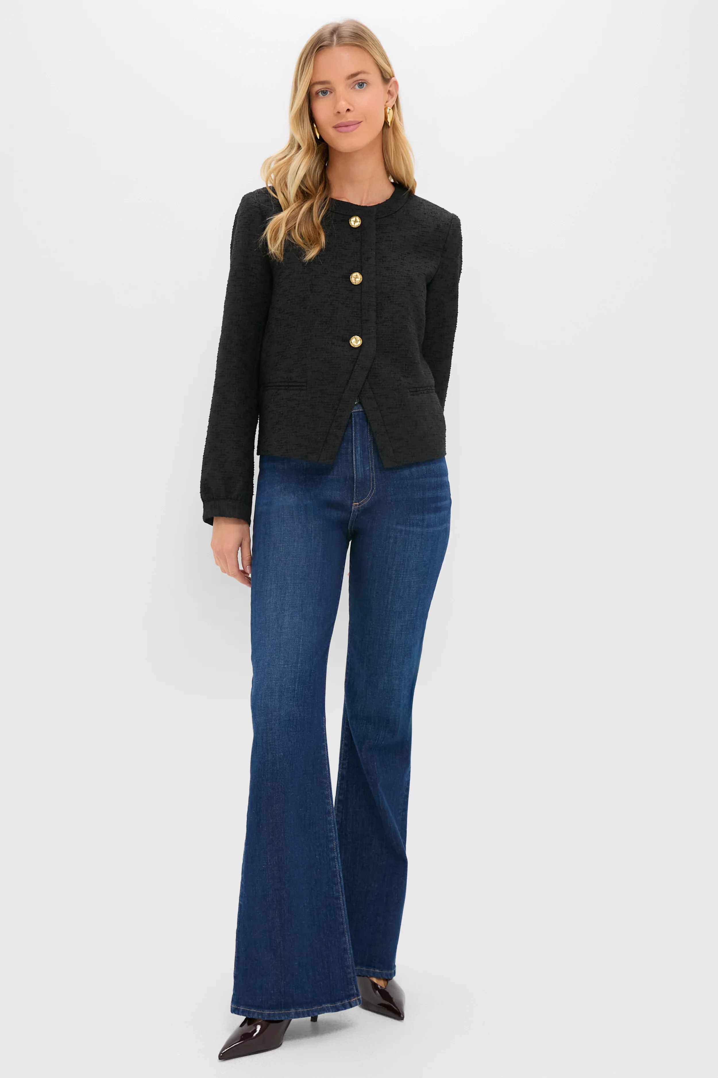 Black Tweed Sommers Jacket - Image 6