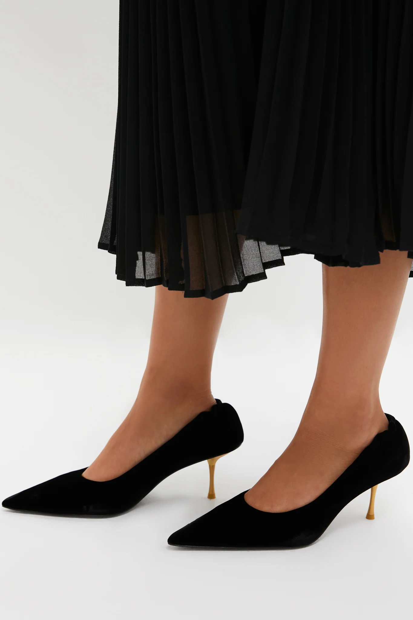 Black Valentina Pump - Image 2