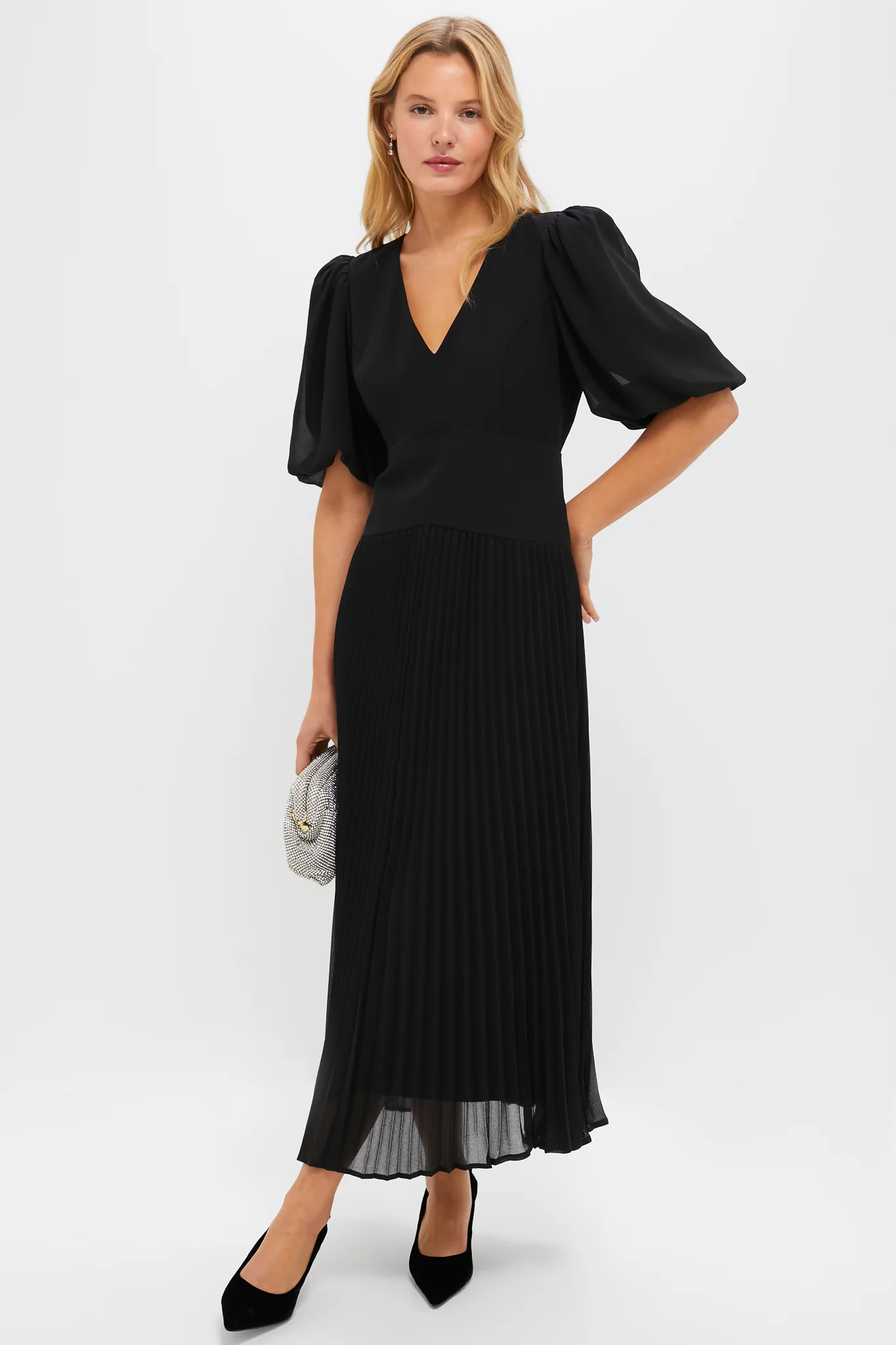 Black Valentina Pump - Image 3