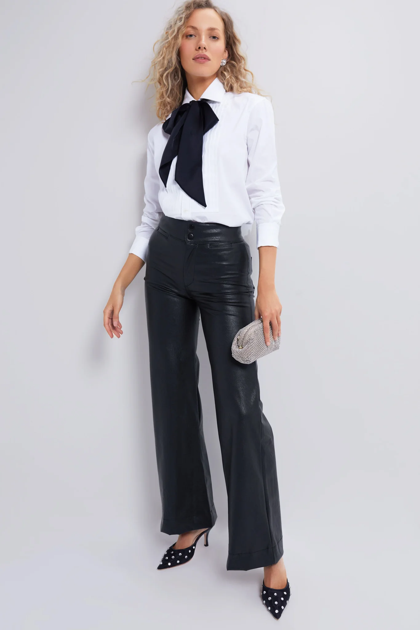 Black Vegan Leather Brighton - Image 2