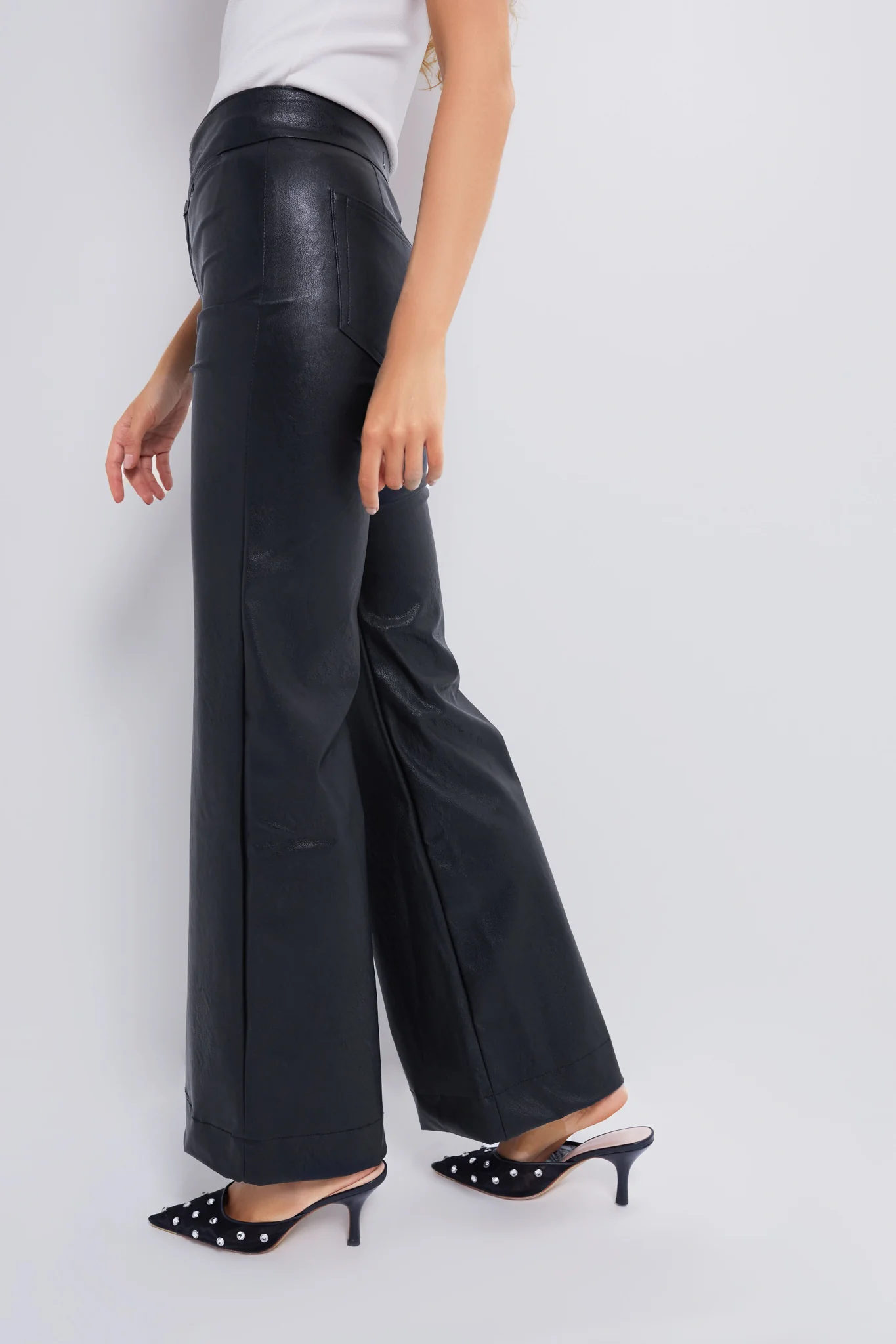 Black Vegan Leather Brighton - Image 3