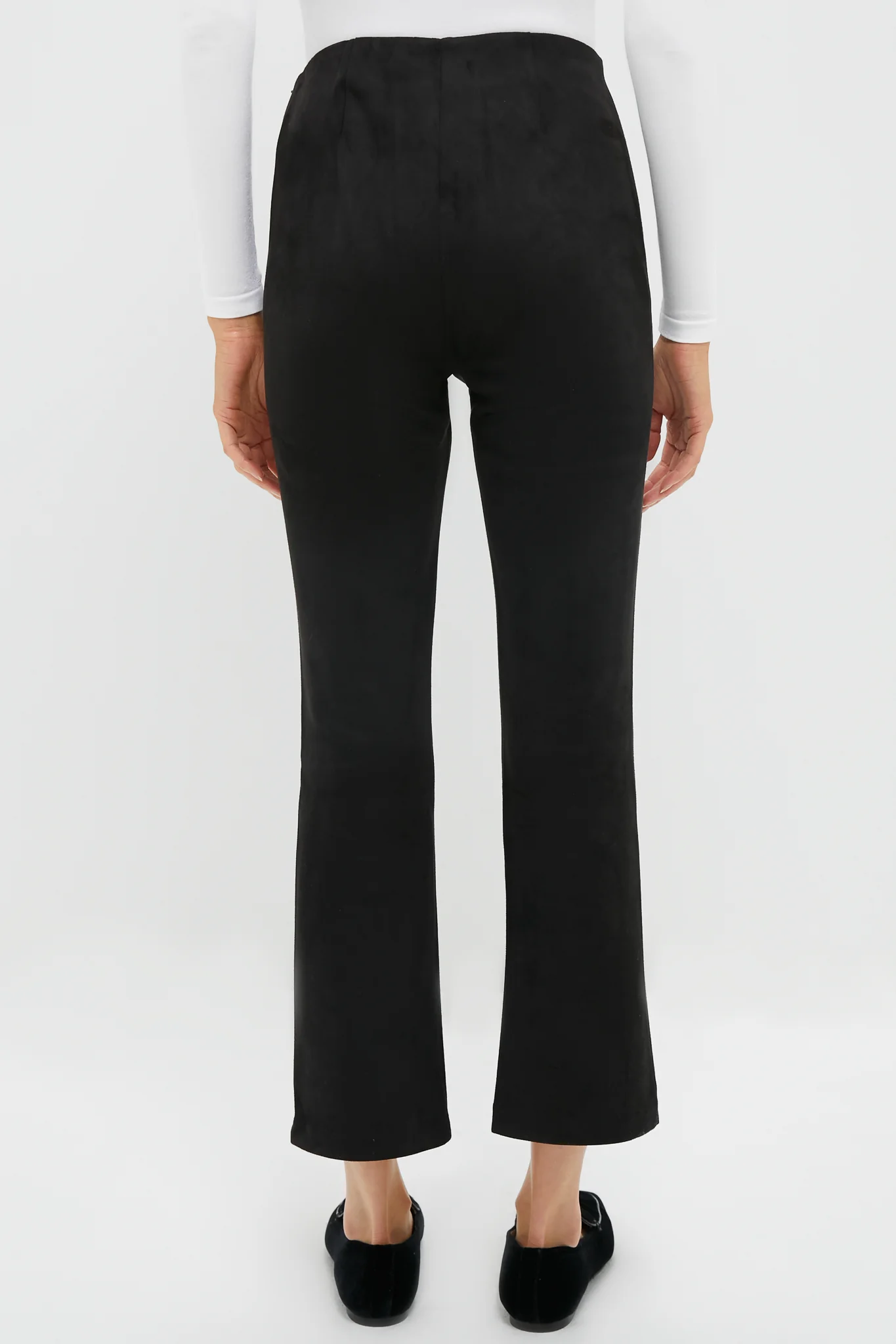 Black Vegan Suede Ashford Pants - Image 4