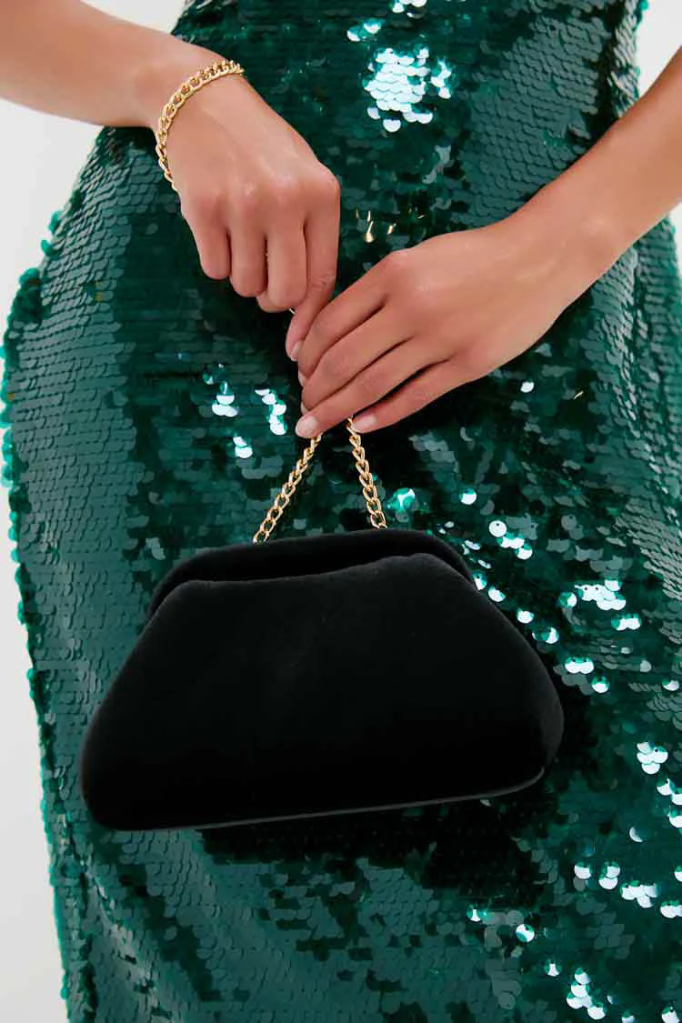 Black Velvet Clutch - Image 2