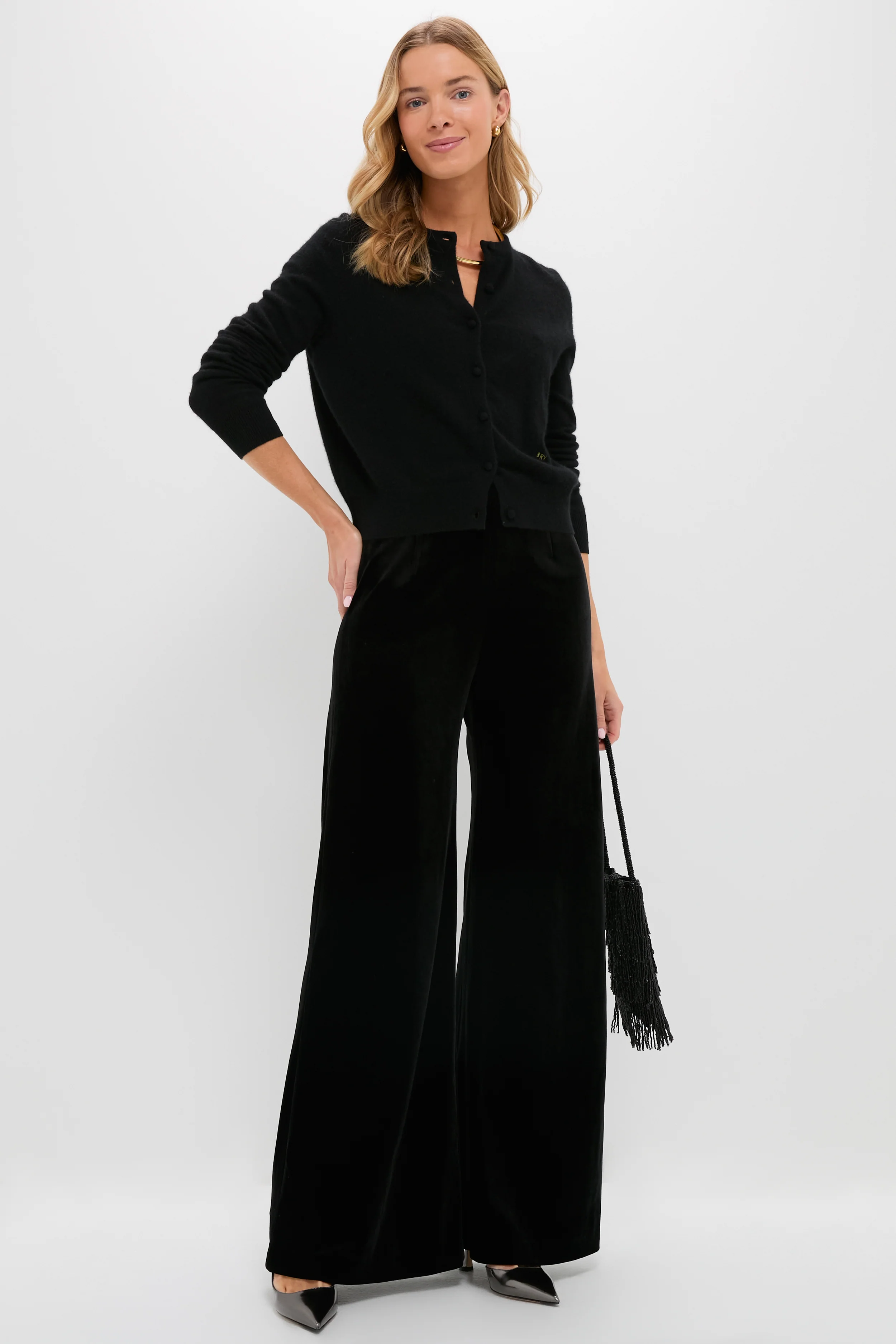 Black Velvet Deja Pant - Image 2