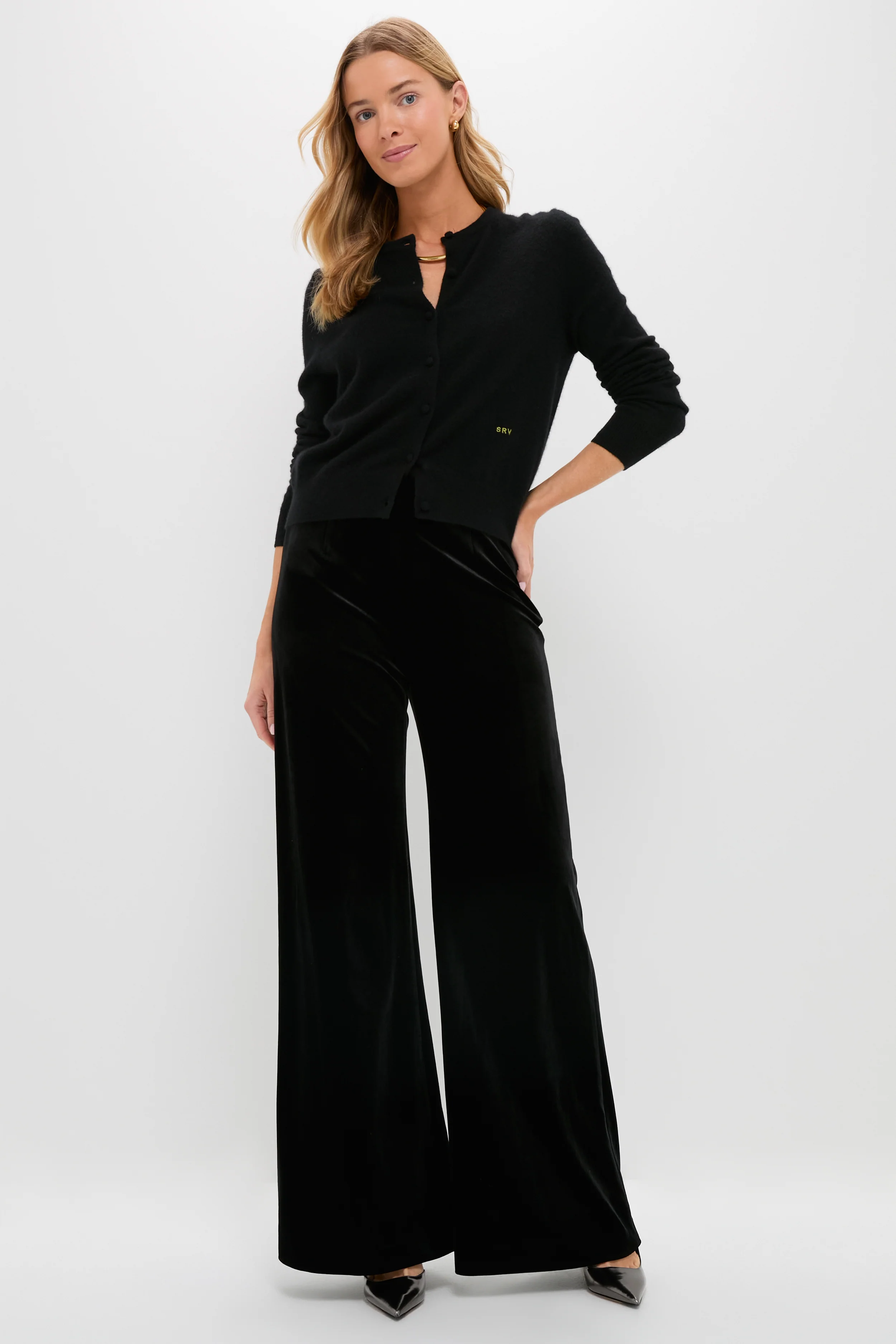 Black Velvet Deja Pant - Image 6