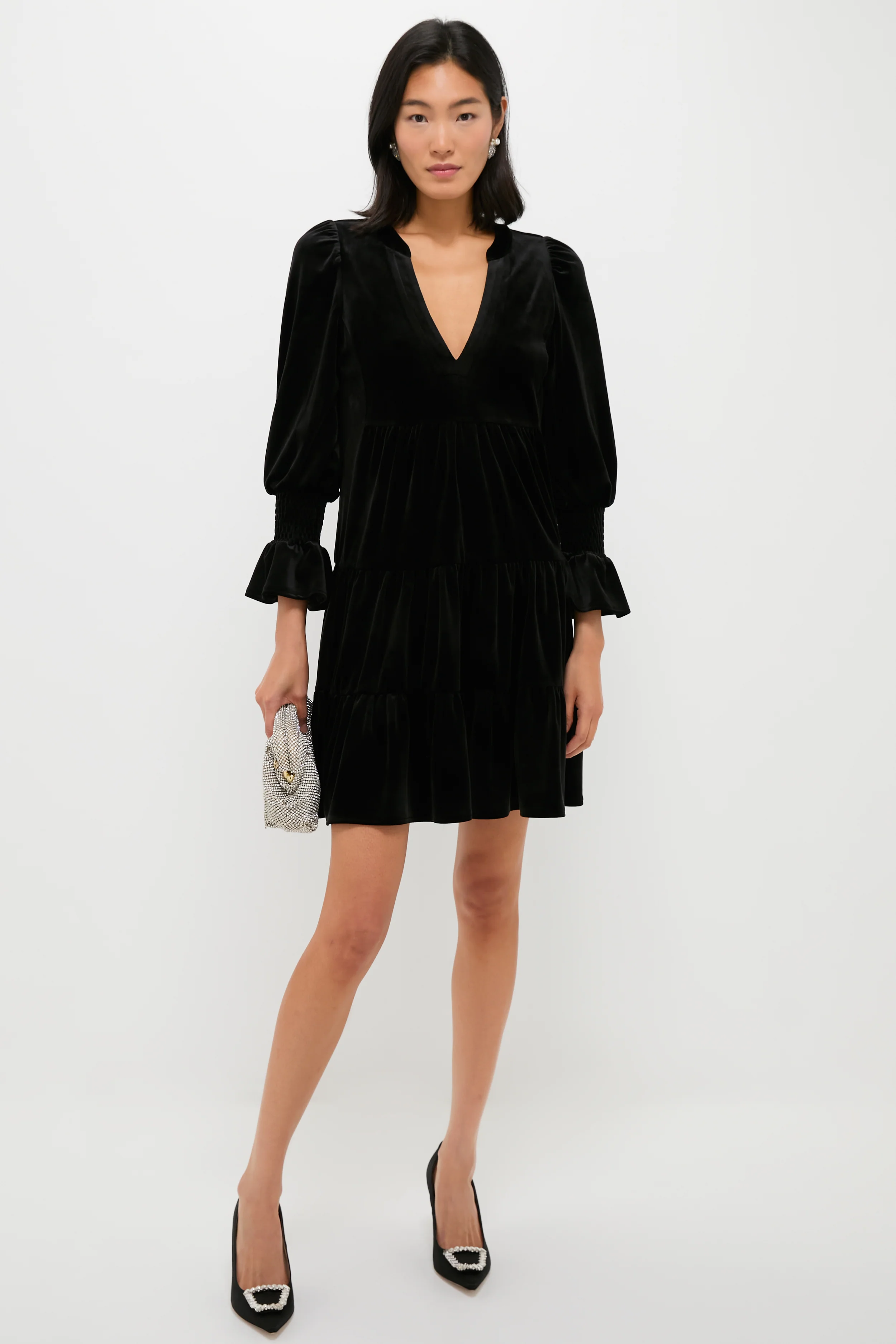 Black Velvet Kenzo Dress - Image 2