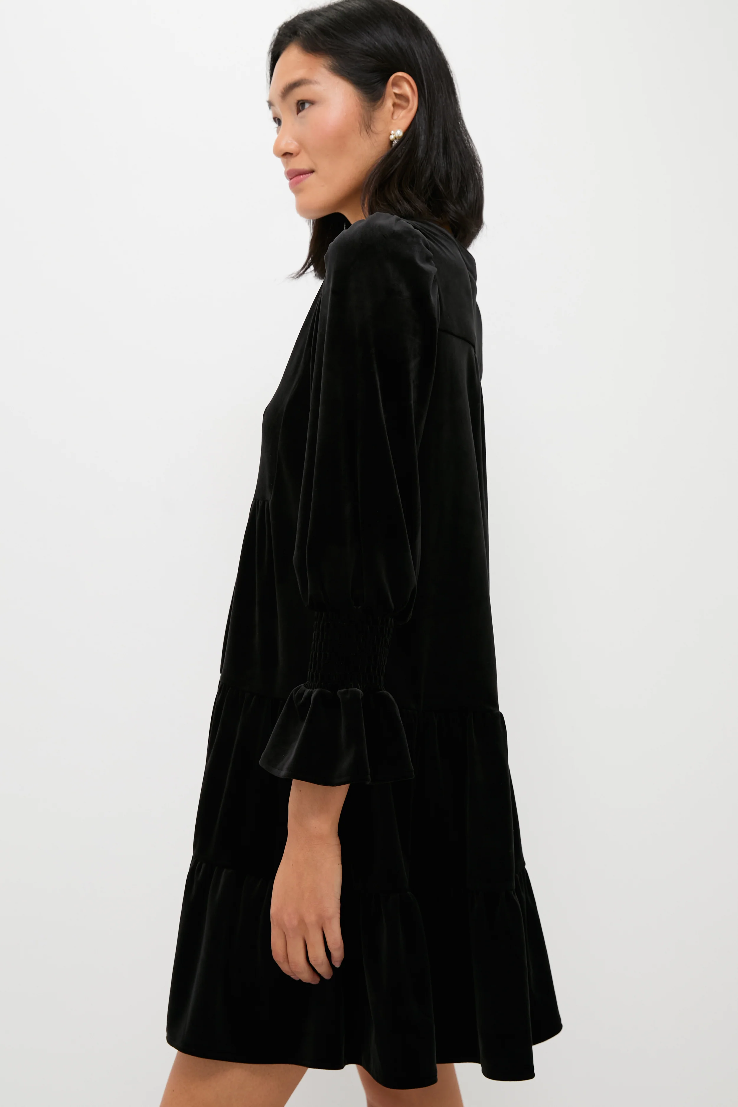 Black Velvet Kenzo Dress - Image 3