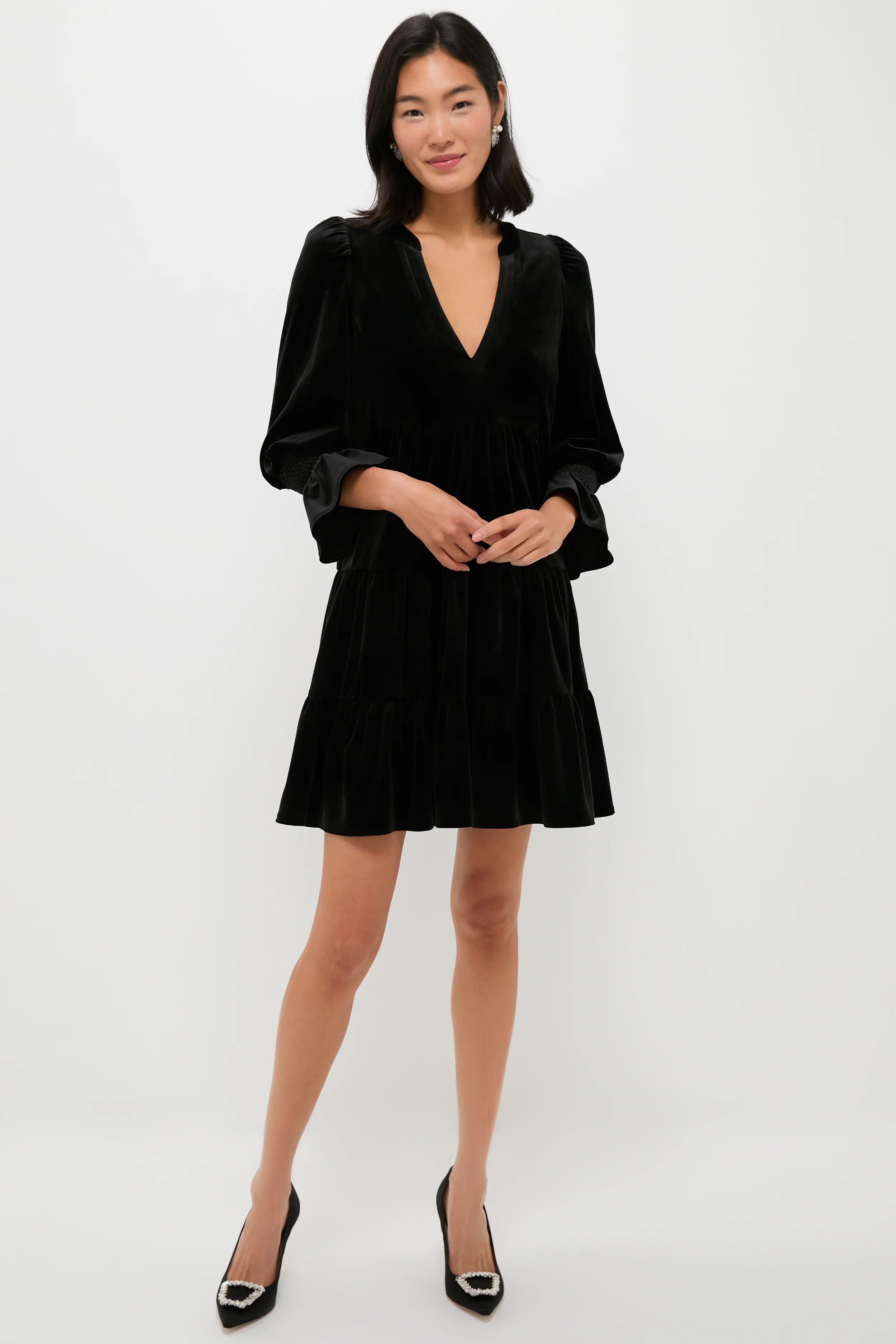 Black Velvet Kenzo Dress - Image 6