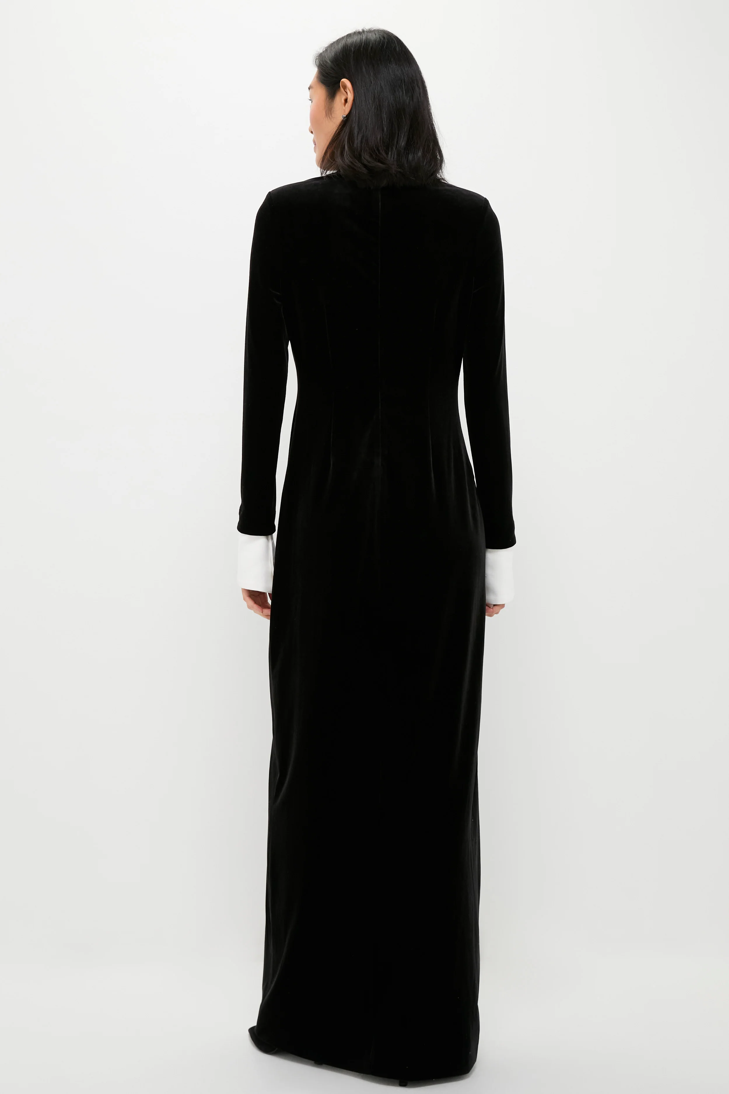 Black Velvet Loretta Dress - Image 4