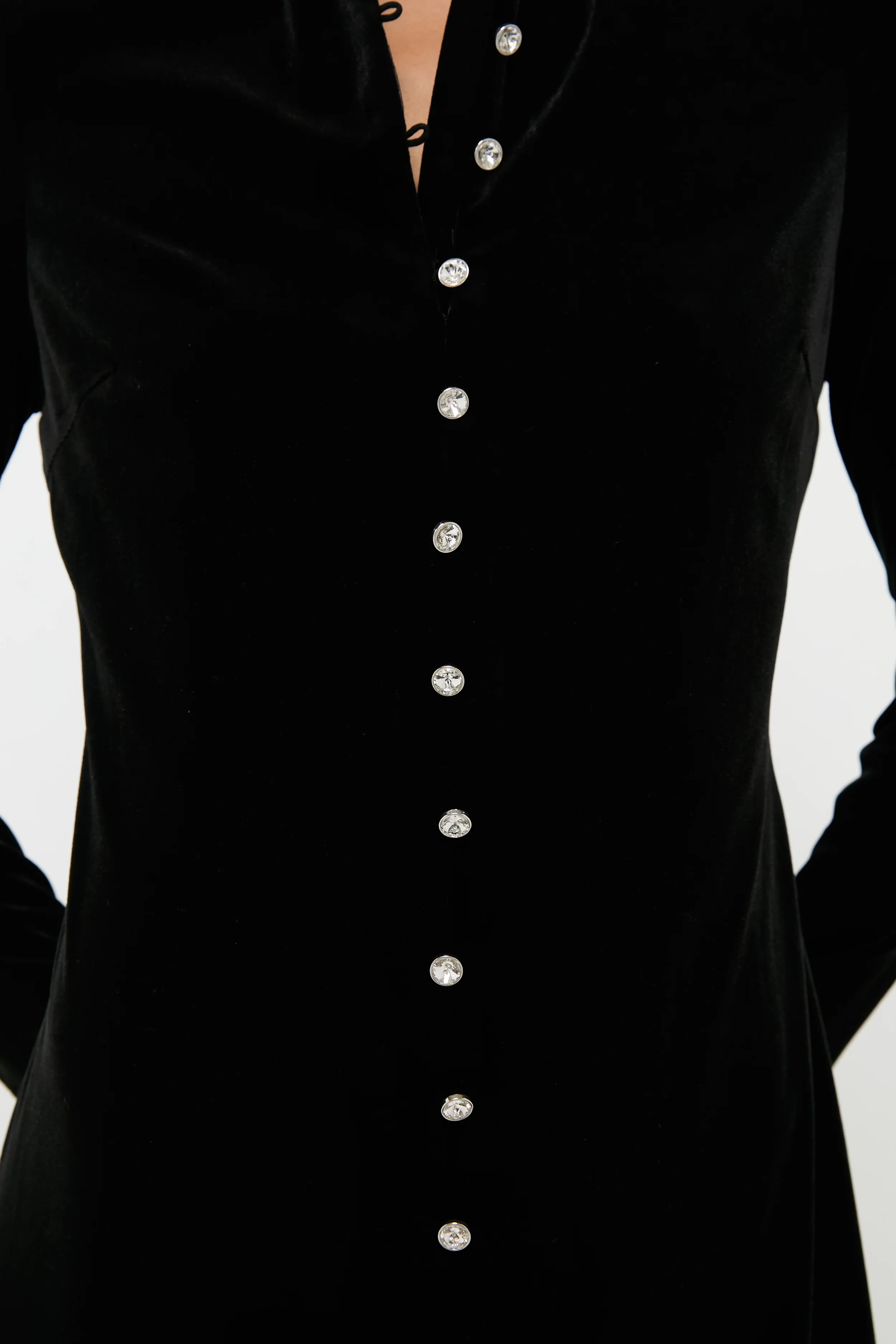 Black Velvet Loretta Dress - Image 6