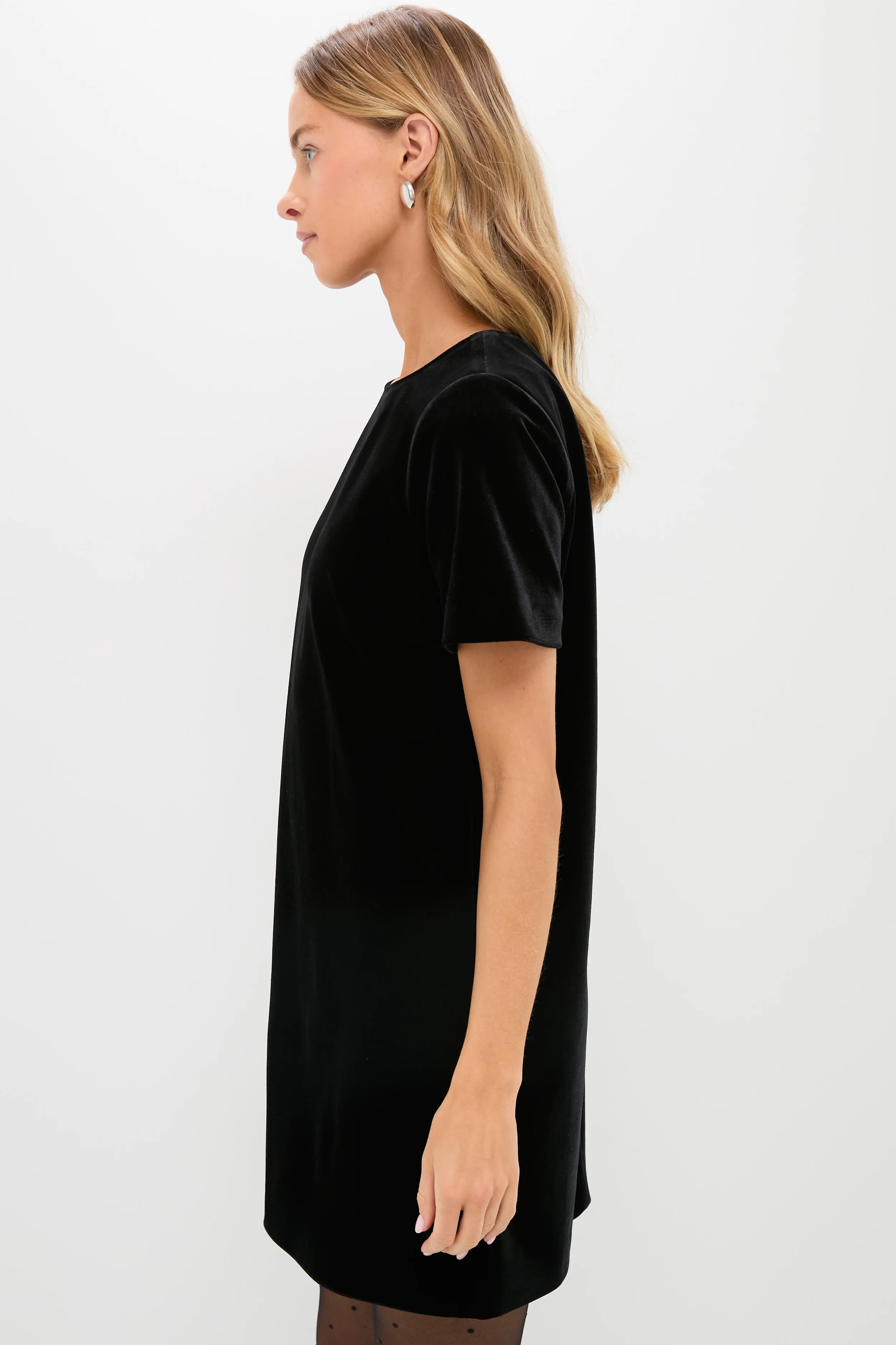 Black Velvet Mae Dress - Image 3