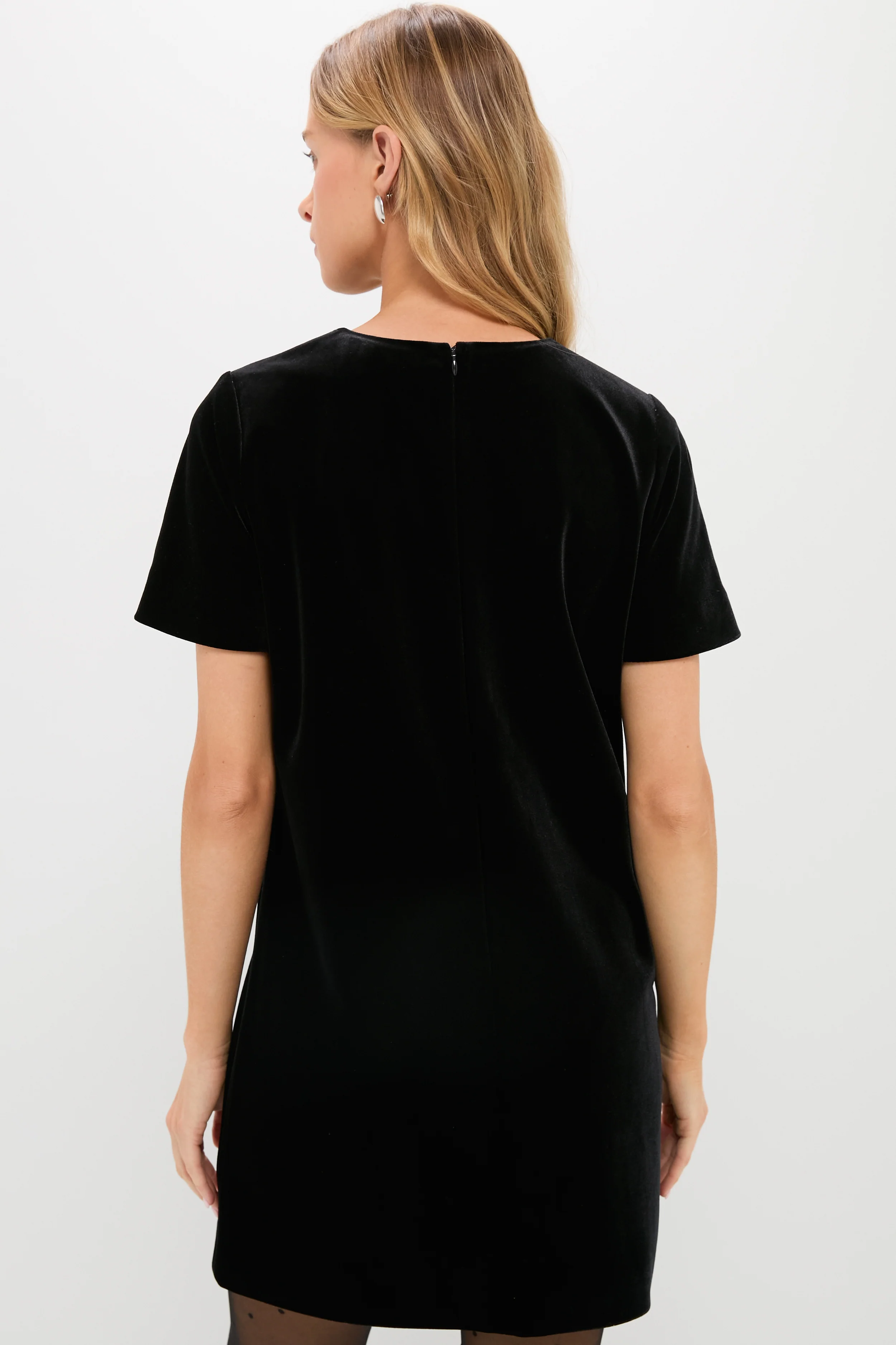 Black Velvet Mae Dress - Image 4
