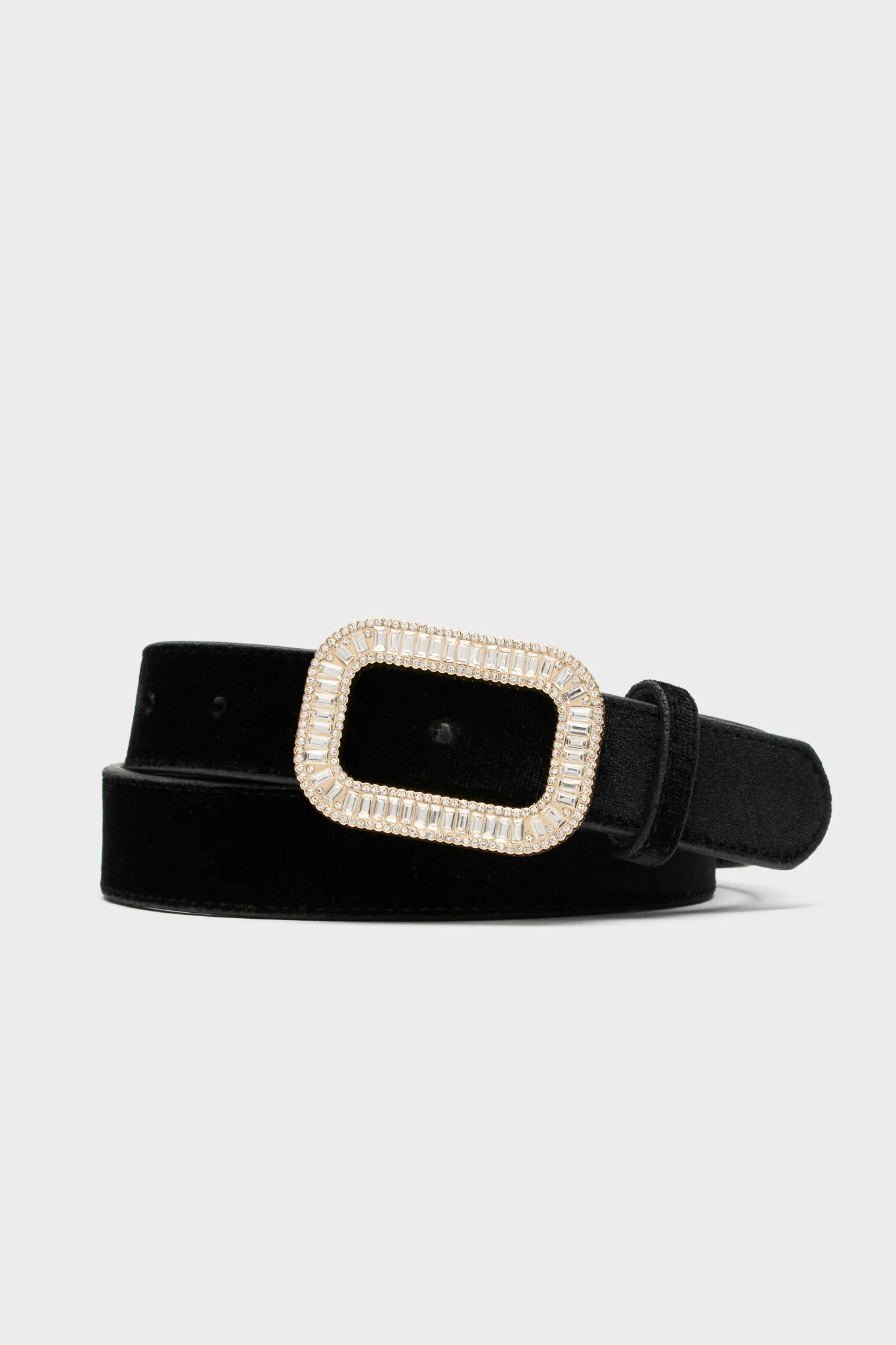 Black Velvet Waist Belt