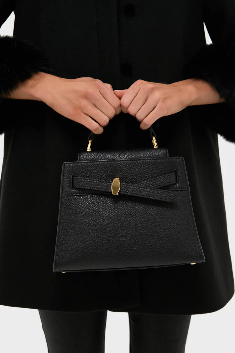 Black Veronica Beard Dash Top Handle - Image 2
