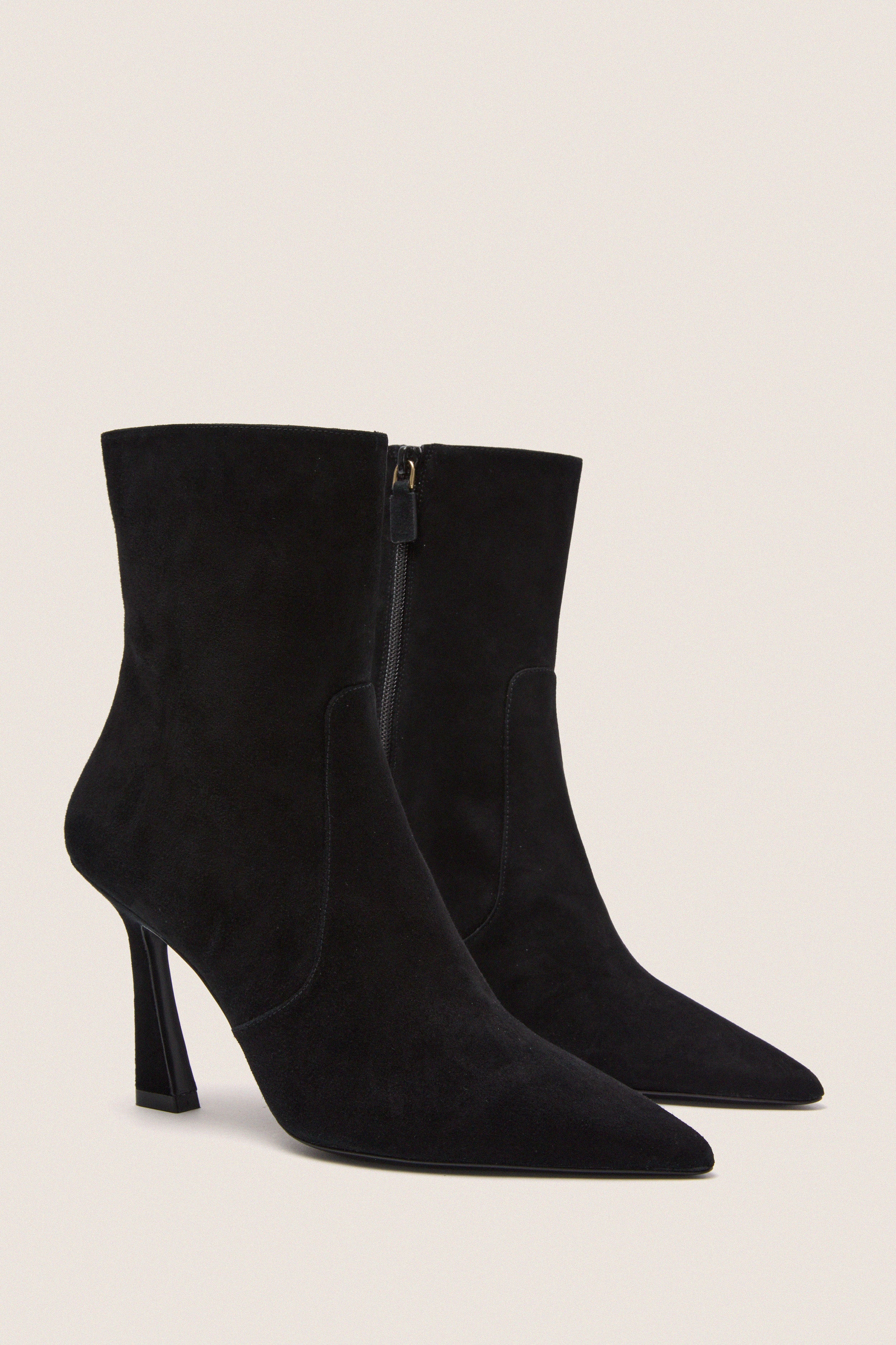 Black Vinnie 85 Zip Booties - Image 4