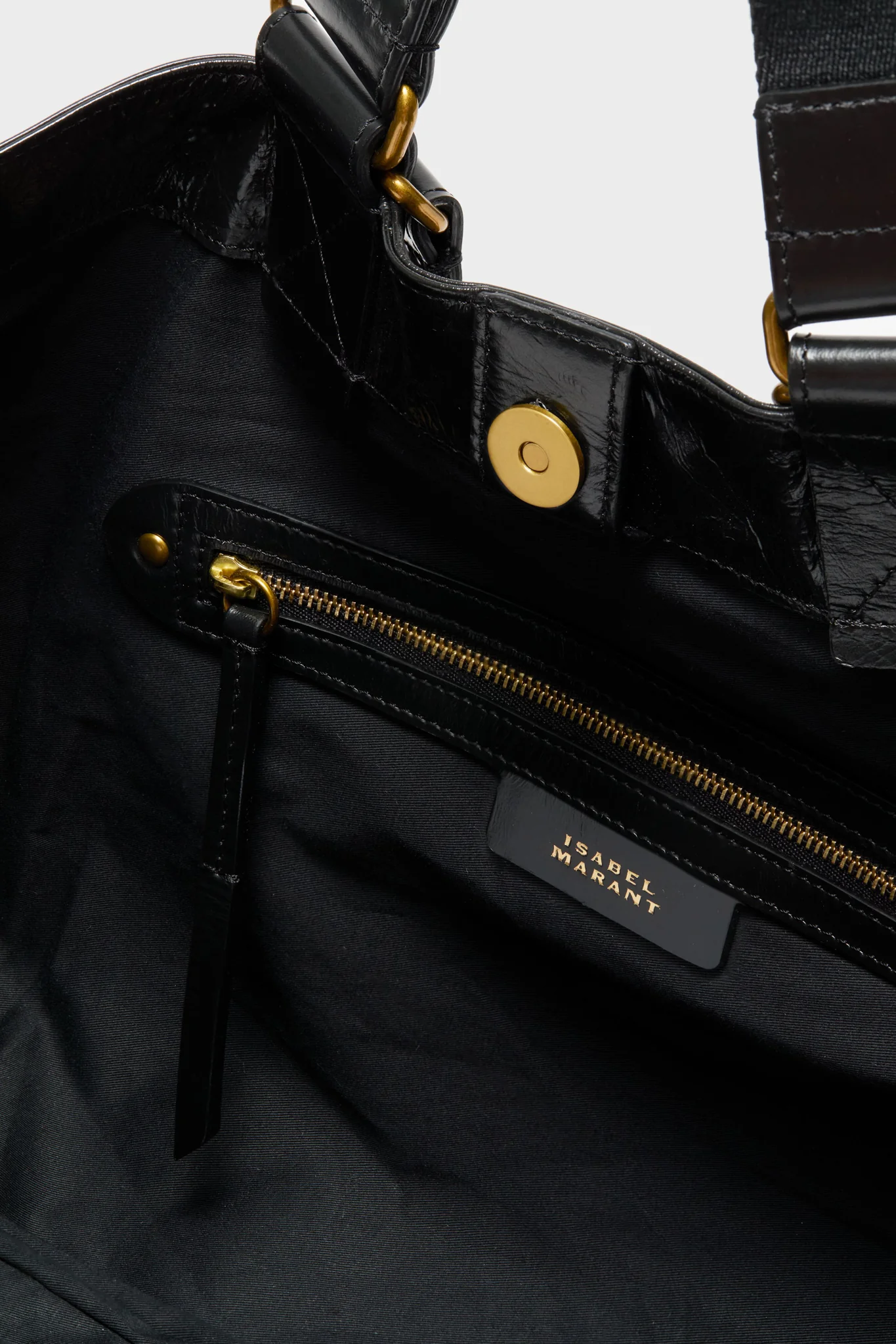 Black Wardy Leather Bag - Image 5