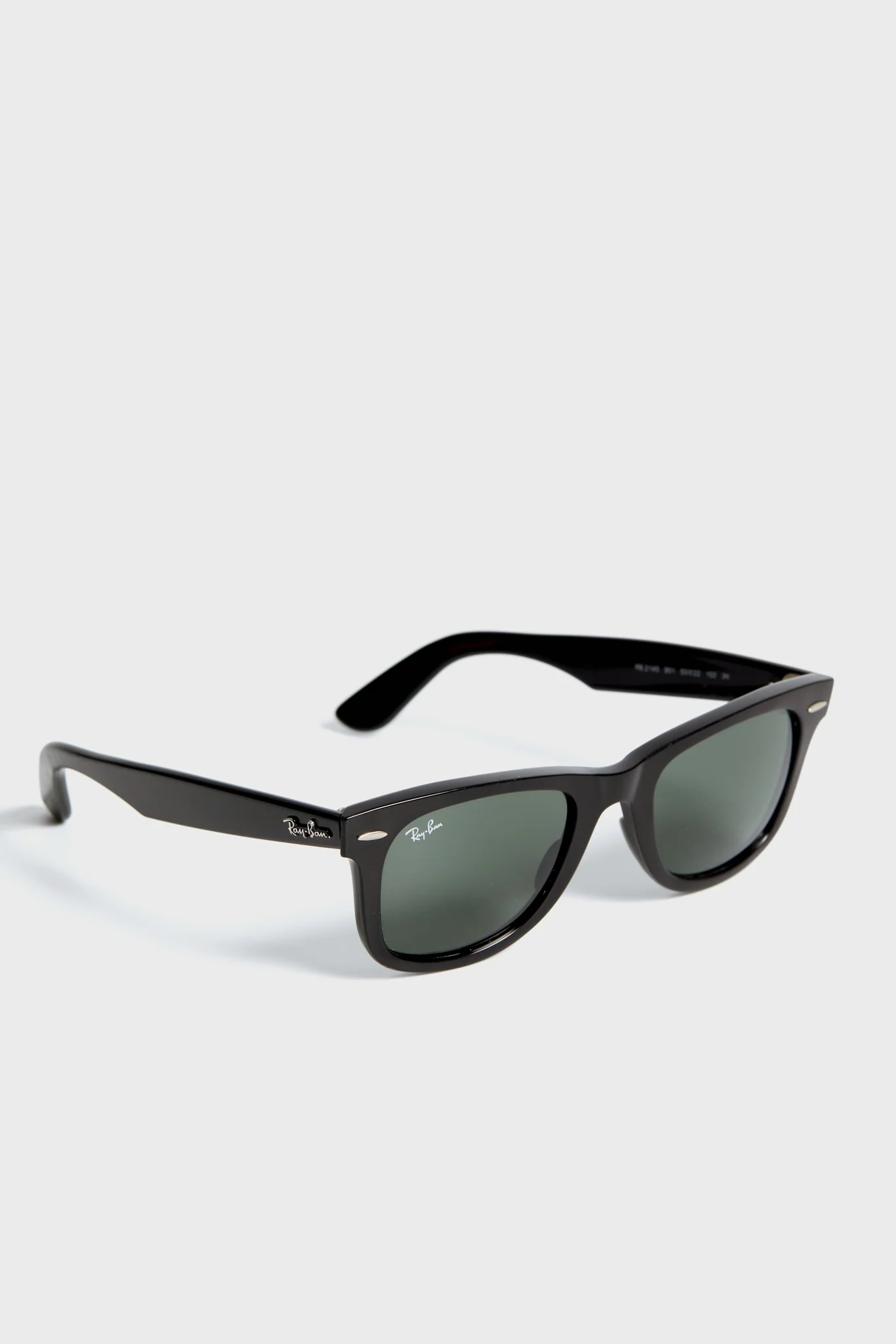Black Wayfarer Ease Sunglasses - Image 3