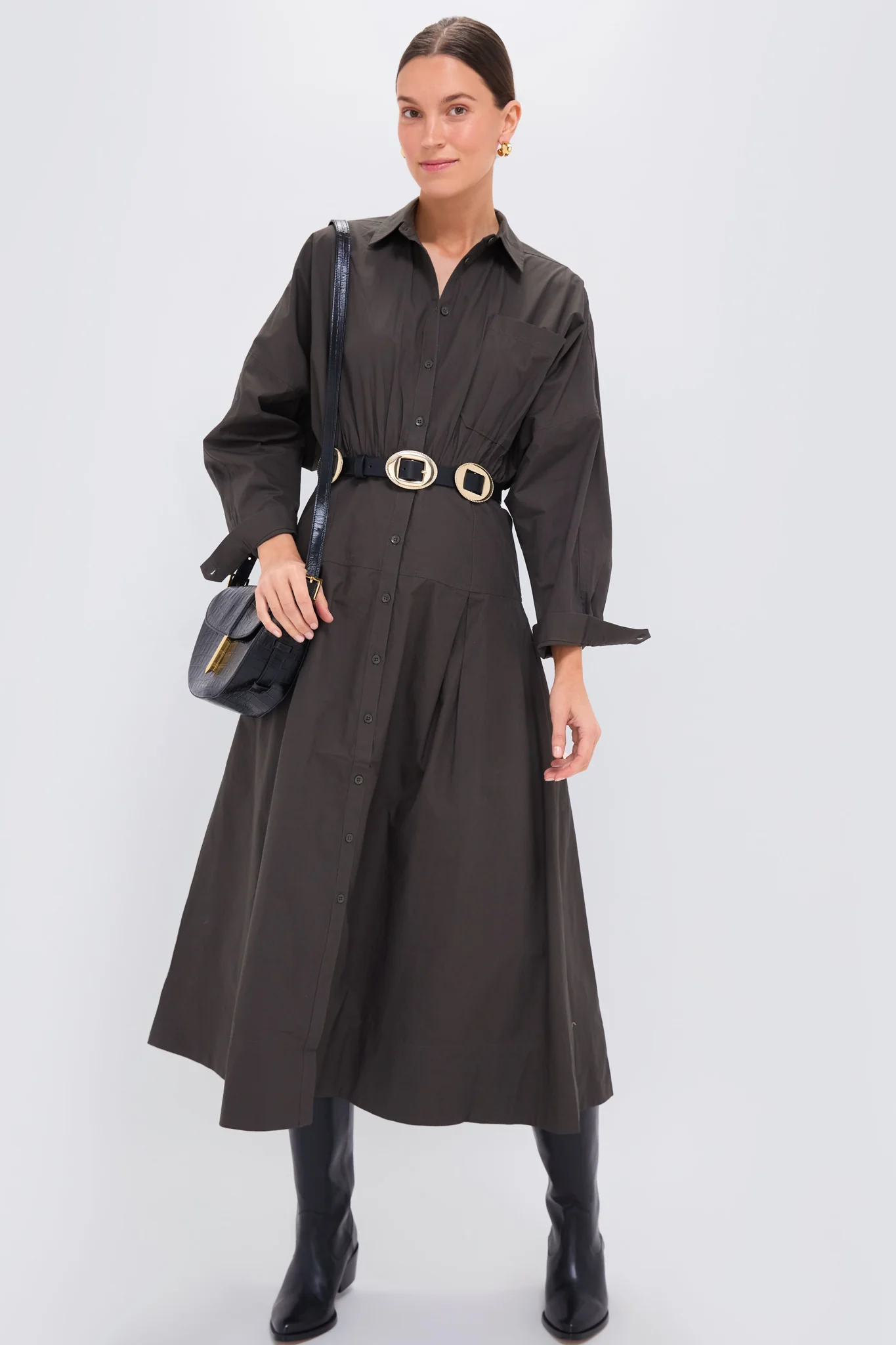 Black Western Buckle Belt - Image 2