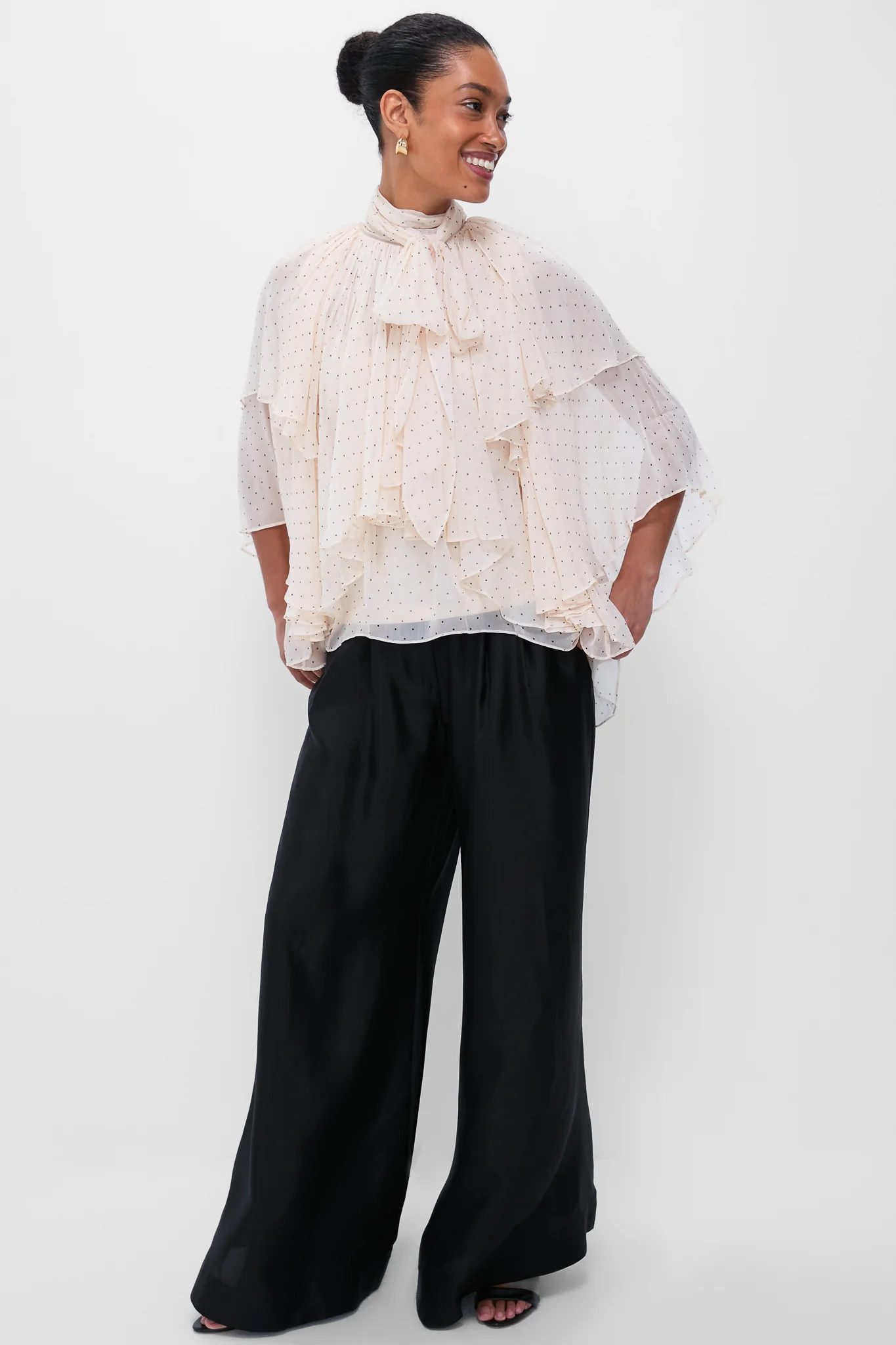 Black Wide Leg Pant - Image 6