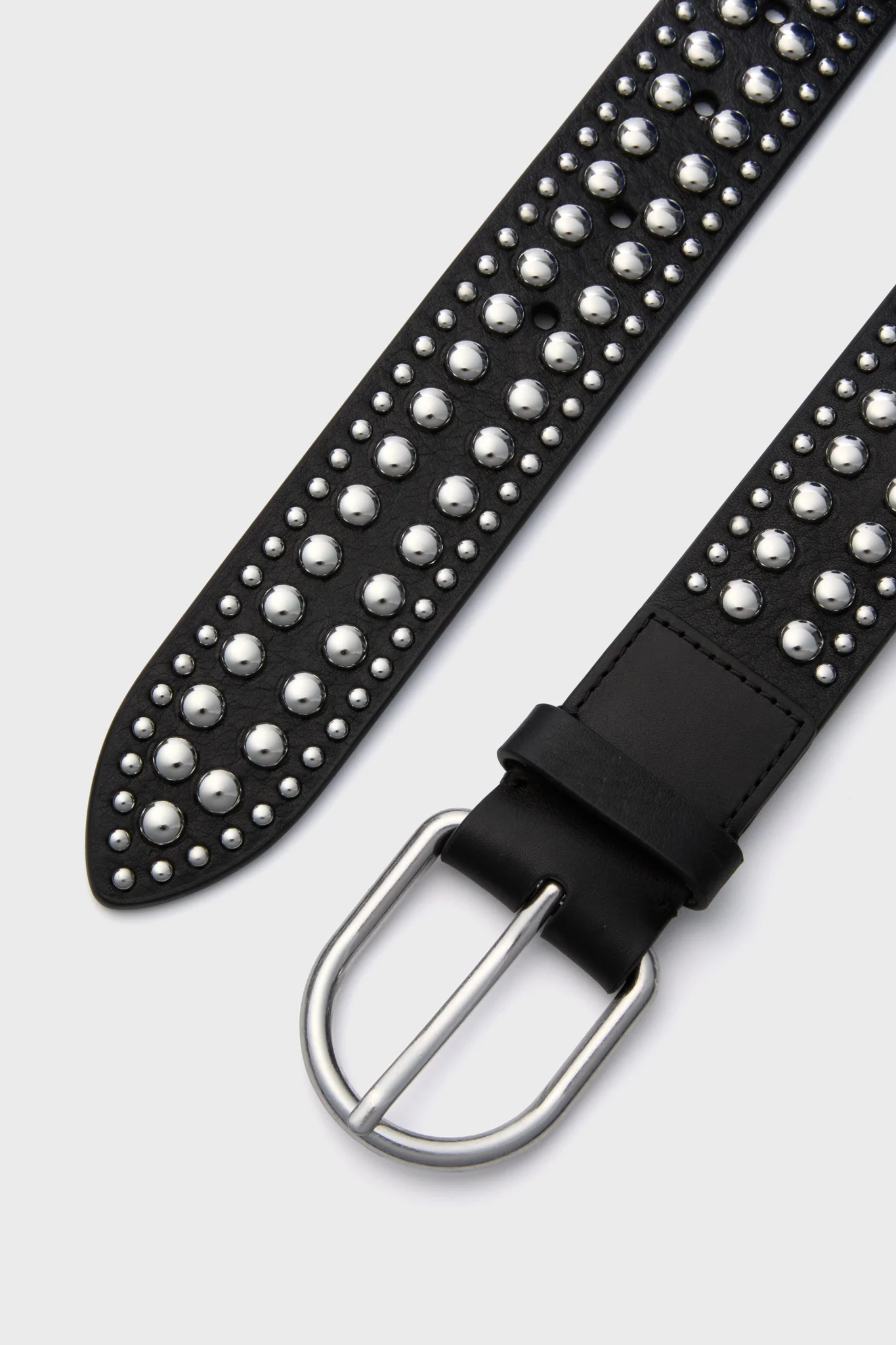 Black with Silver Studs Isaac Belt - Image 4