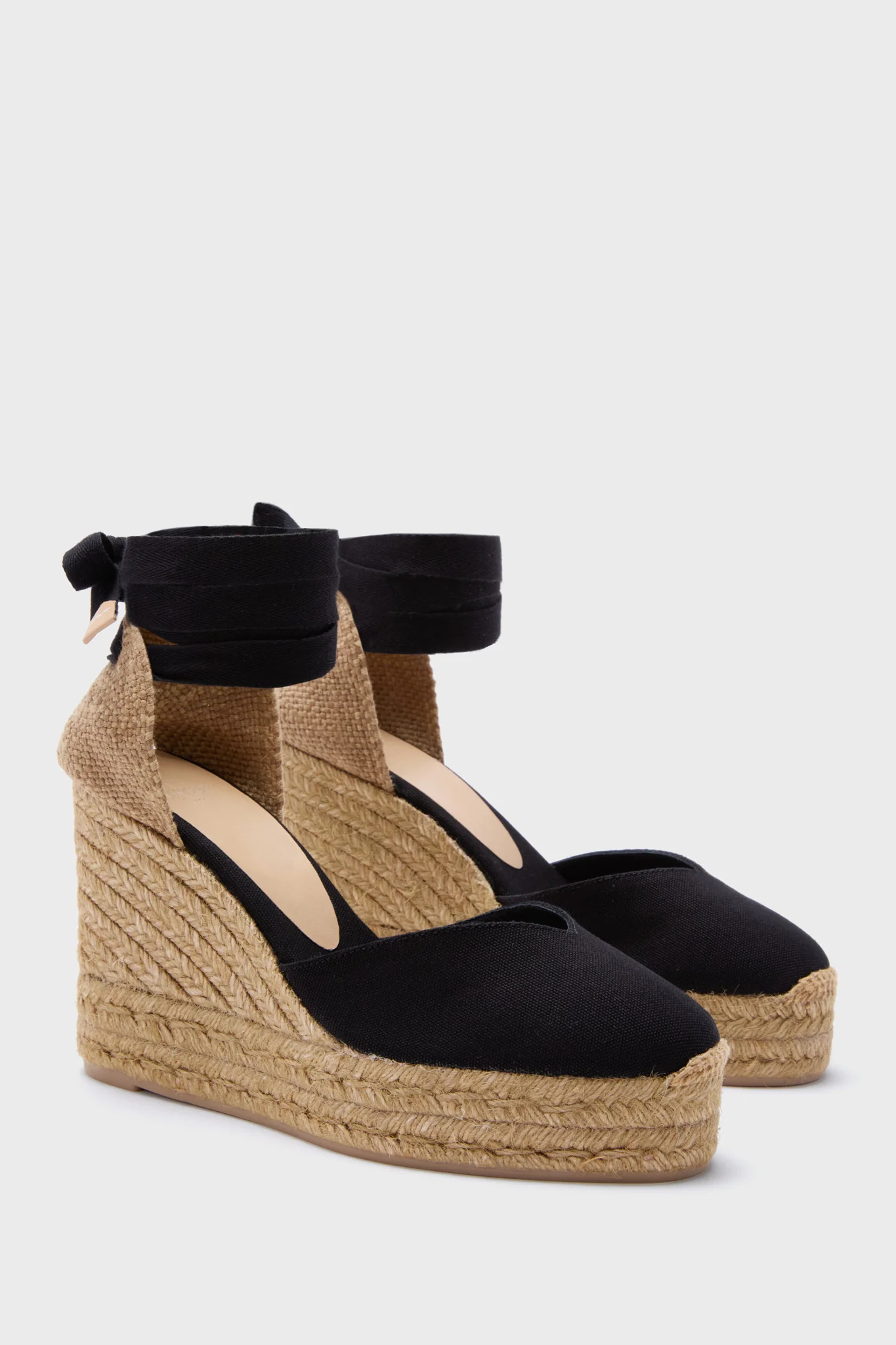 Black with Taupe Chiara Espadrilles - Image 4