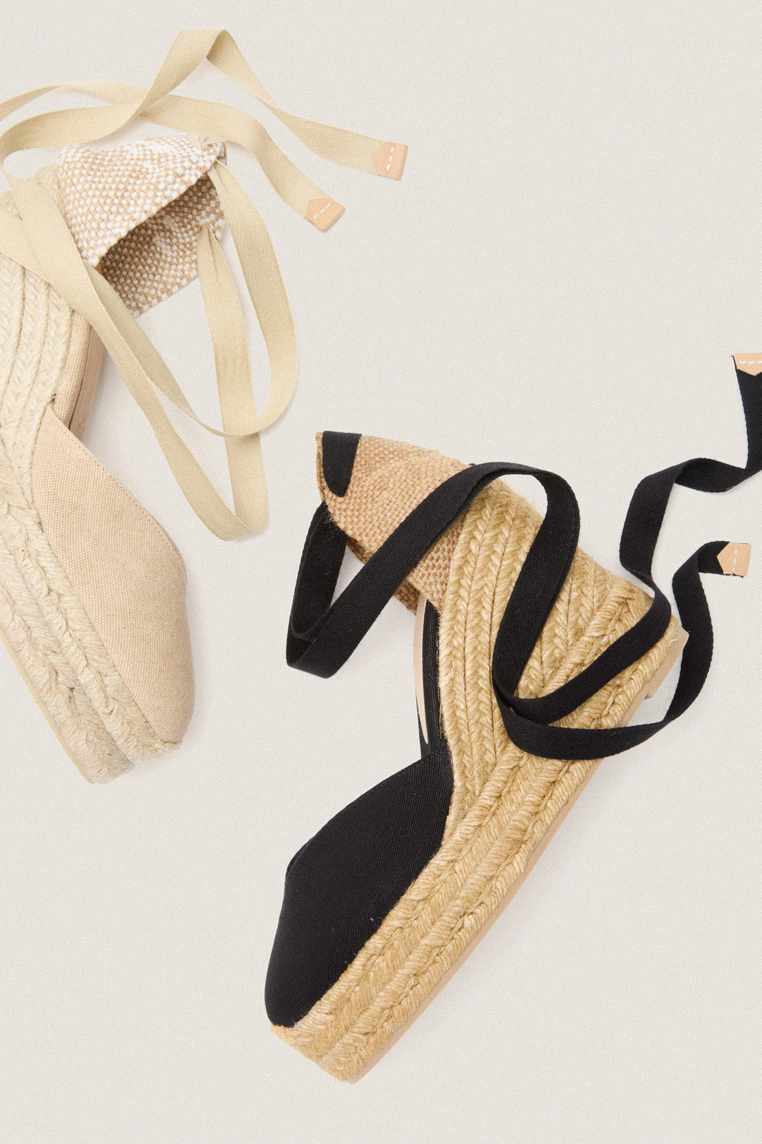 Black with Taupe Chiara Espadrilles - Image 5