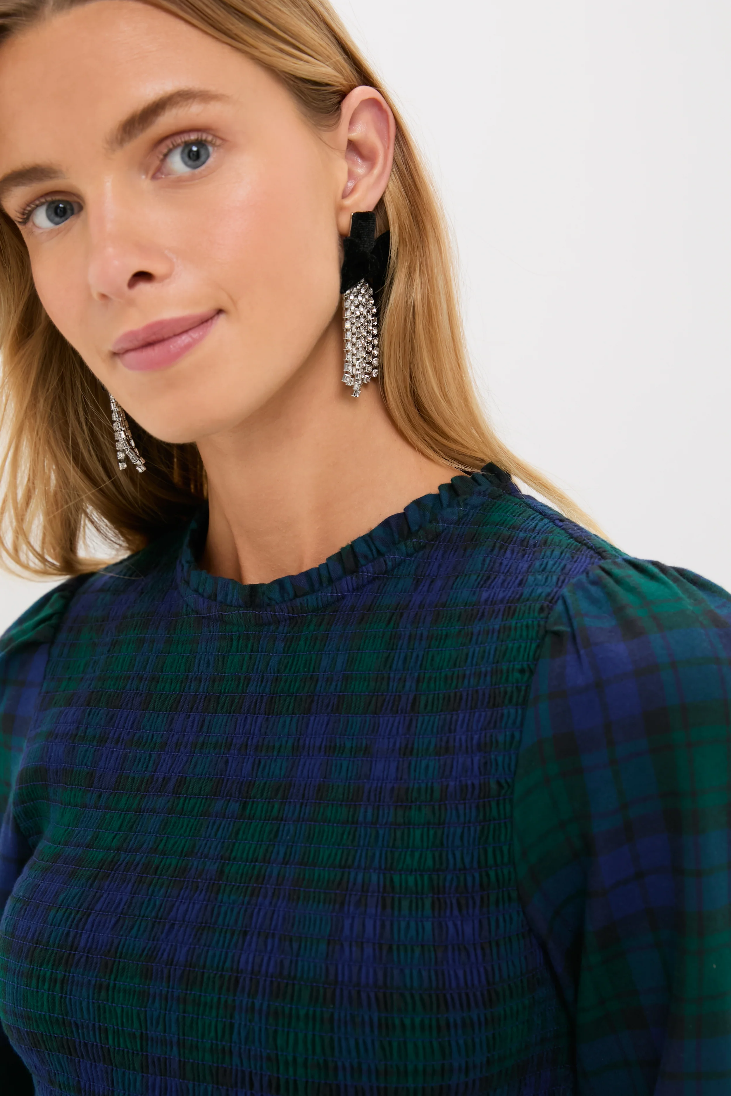 Blackwatch Tartan Lilia Mini Nap Dress - Image 5