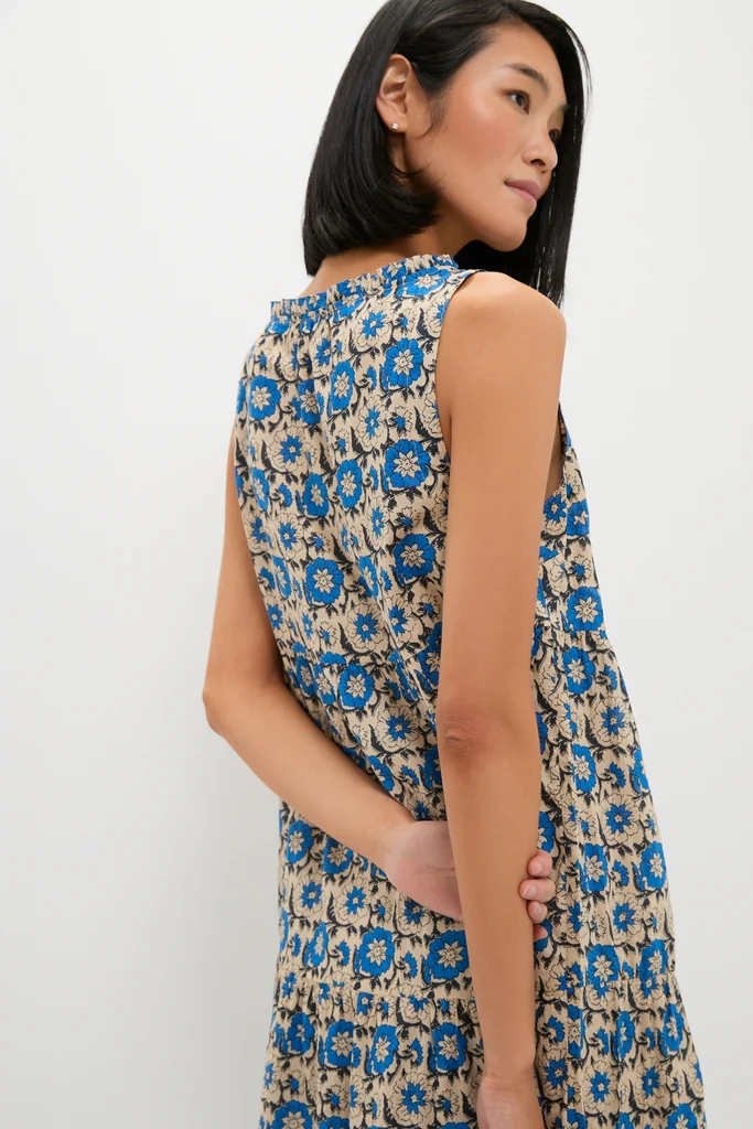 Cobalt Primose Salty Paloma Caftan - Image 6